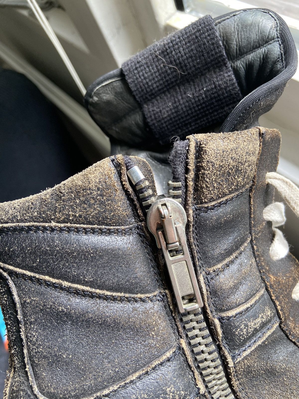 Rick Owens Rick Owens - Dunk’s blistered leather Size US 9.5 / EU 42-43 - 11 Thumbnail