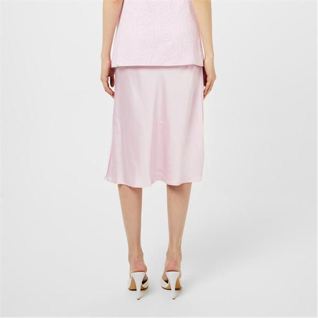 Jil Sander o1g2r1mq1024 Midi Skirts in Light Pink Size 25" / US 0 / IT 36 - 5 Thumbnail
