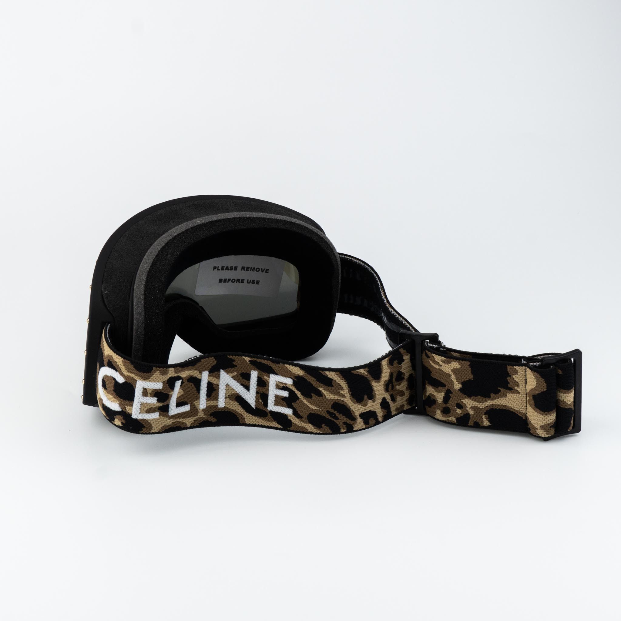 Celine Celine CL40196U SKI MASK 99C Gold Mirror NEW AUTHENTIC Size ONE SIZE - 5 Thumbnail