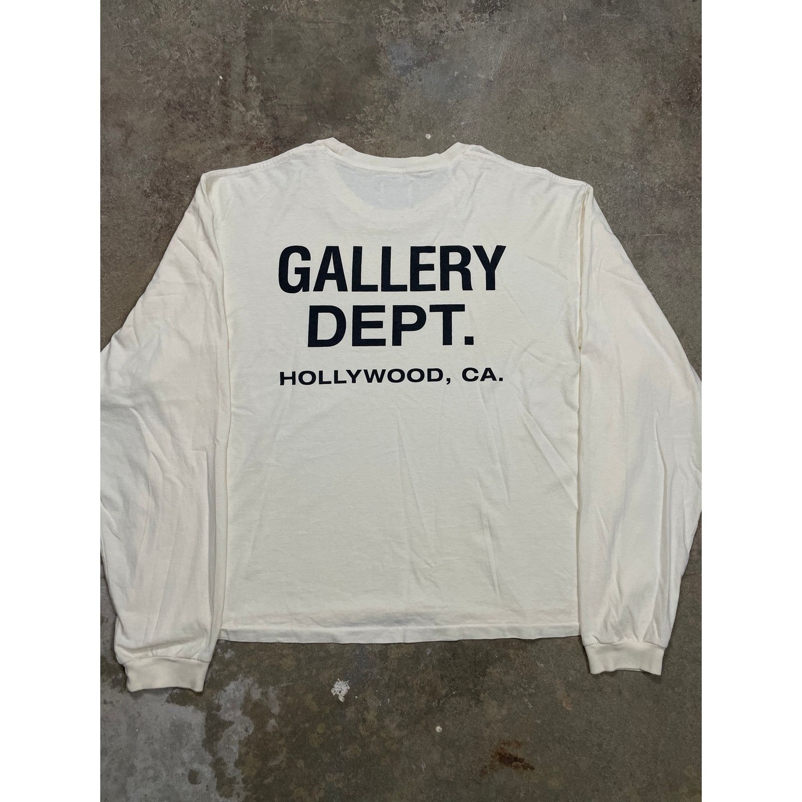 Gallery Dept. Gallery Dept Cream LS Tee XXL Used Size US XXL / EU 58 / 5 - 5 Thumbnail