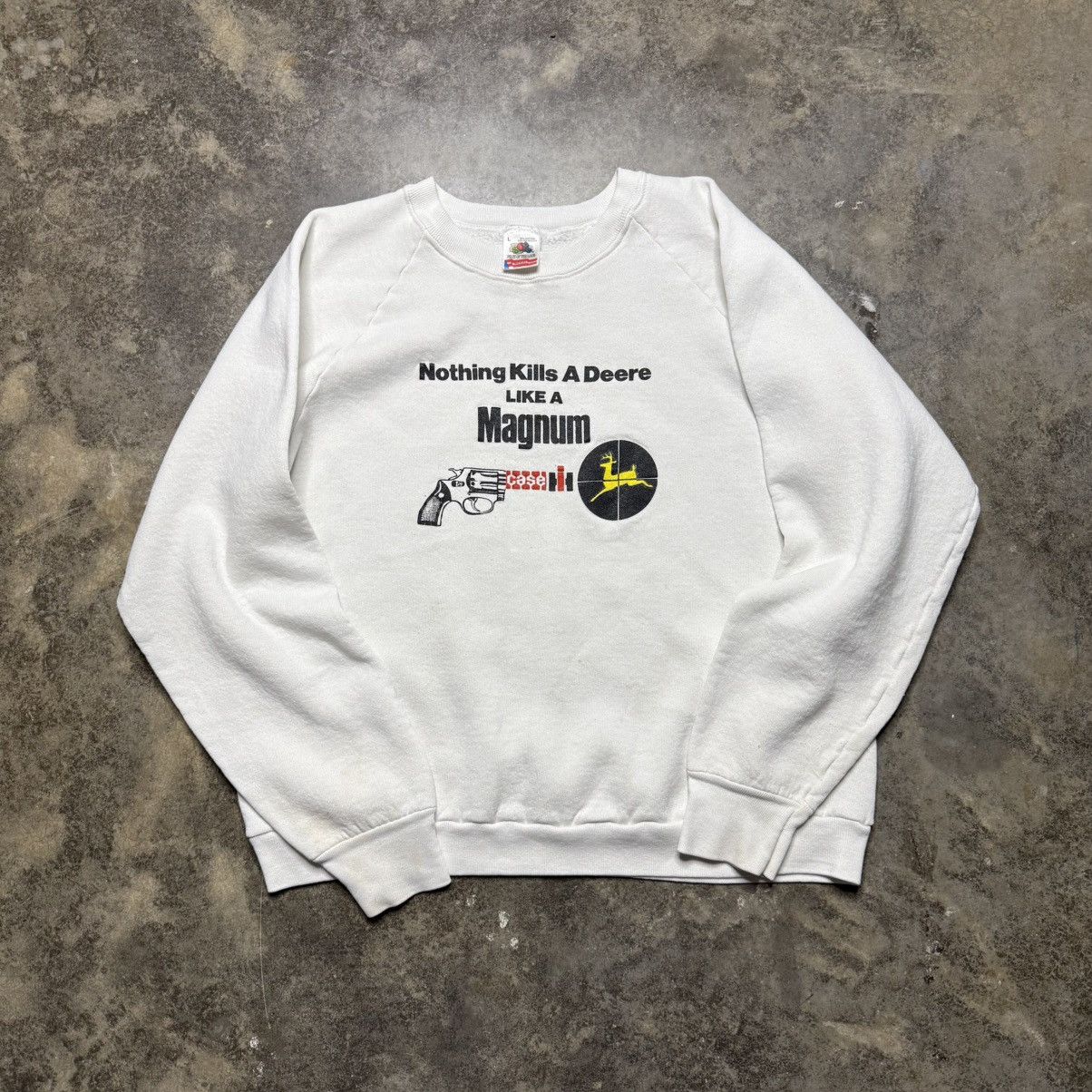 Vintage vintage magnum gun john deere parody sweatshirt Size US L / EU 52-54 / 3 - 2 Thumbnail