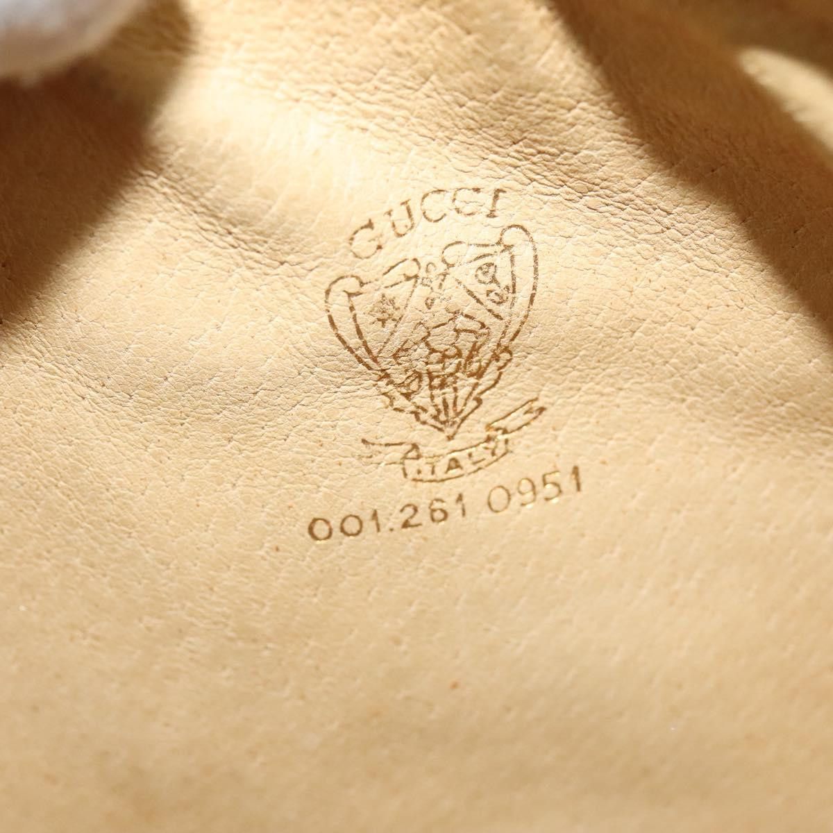 Gucci GUCCI Micro GG Canvas Shoulder Bag Vintage Beige Gold Size ONE SIZE - 15 Thumbnail