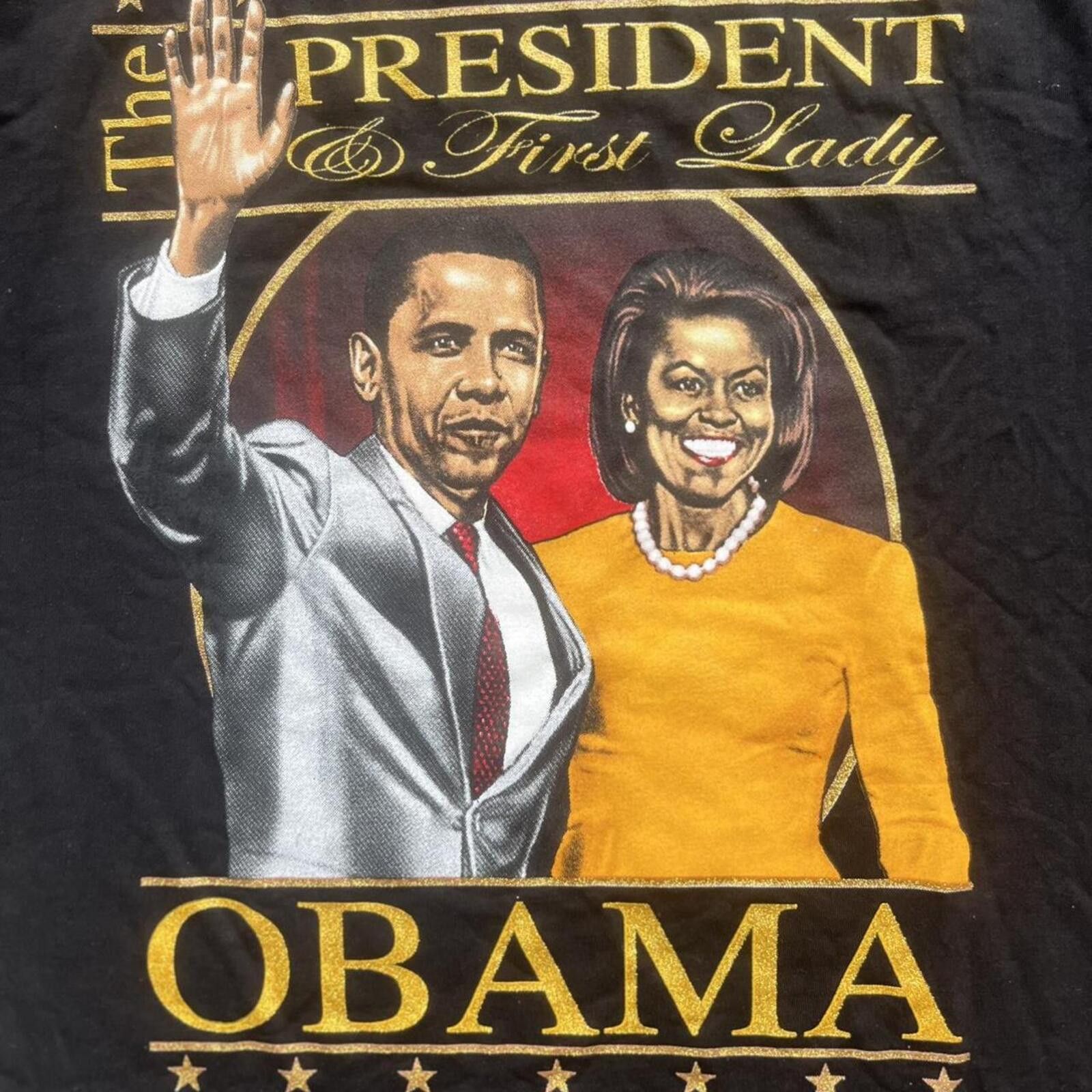 Other 44th President Barack Obama & First Lady Graphic Tee Large Size US L / EU 52-54 / 3 - 2 Thumbnail