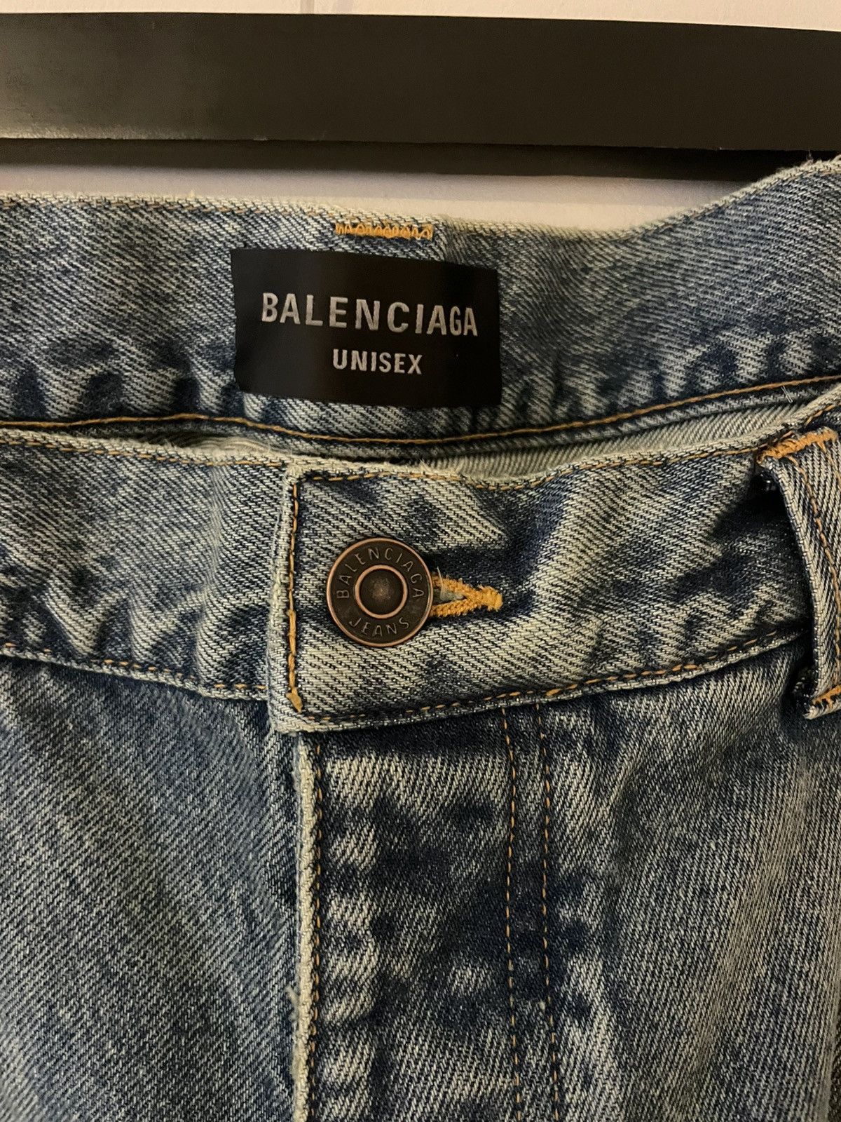 Balenciaga Baggy Wide Leg Denim Size US 32 / EU 48 - 3 Thumbnail