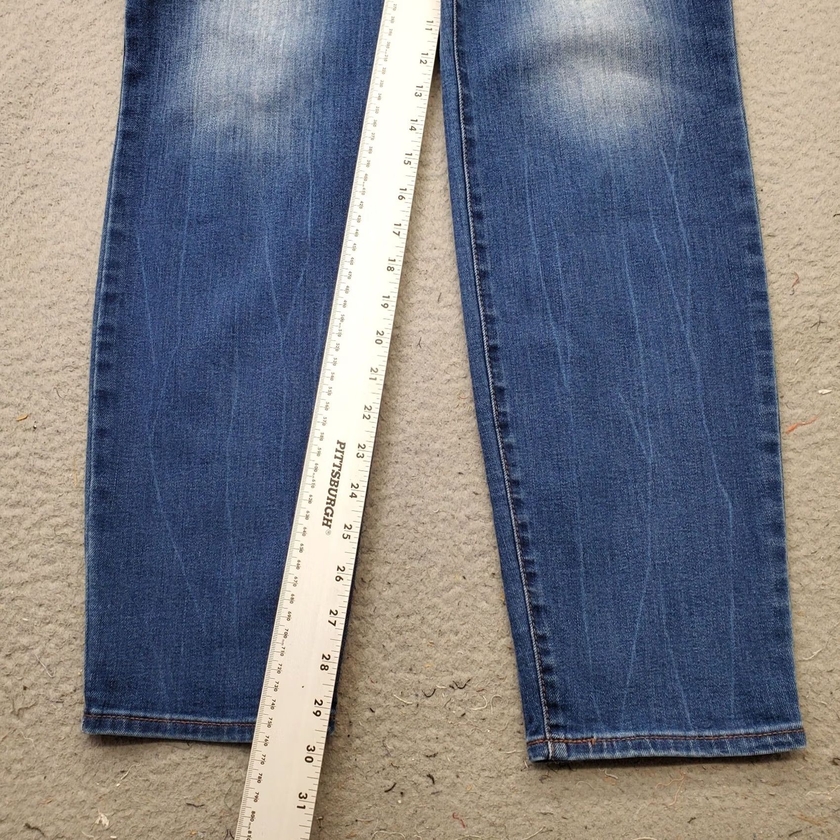 Old Navy Old Navy Pop Icon Skinny Jeans Womens 16L Blue Denim Casual Mid Rise Whiskered Jeans Size 38" / US 16 / IT 52 - 4 Thumbnail