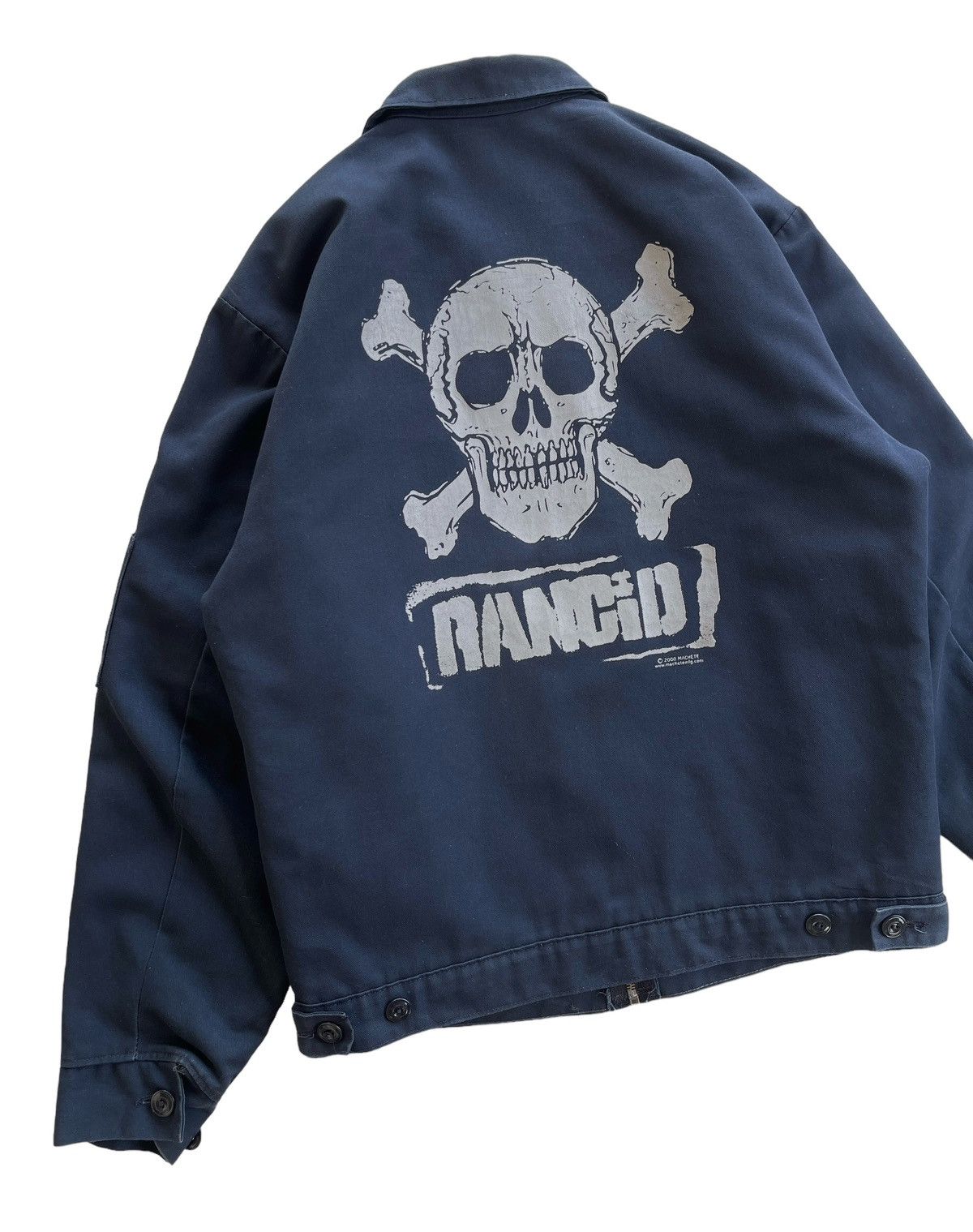 Vintage Skulls Rancid Punk Quilted Blouson Jacket Size US M / EU 48-50 / 2 - 4 Thumbnail