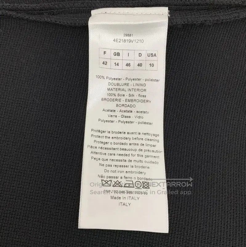 Dior Dior Black Women's T. Size XXS / US 00 / IT 34 - 6 Thumbnail