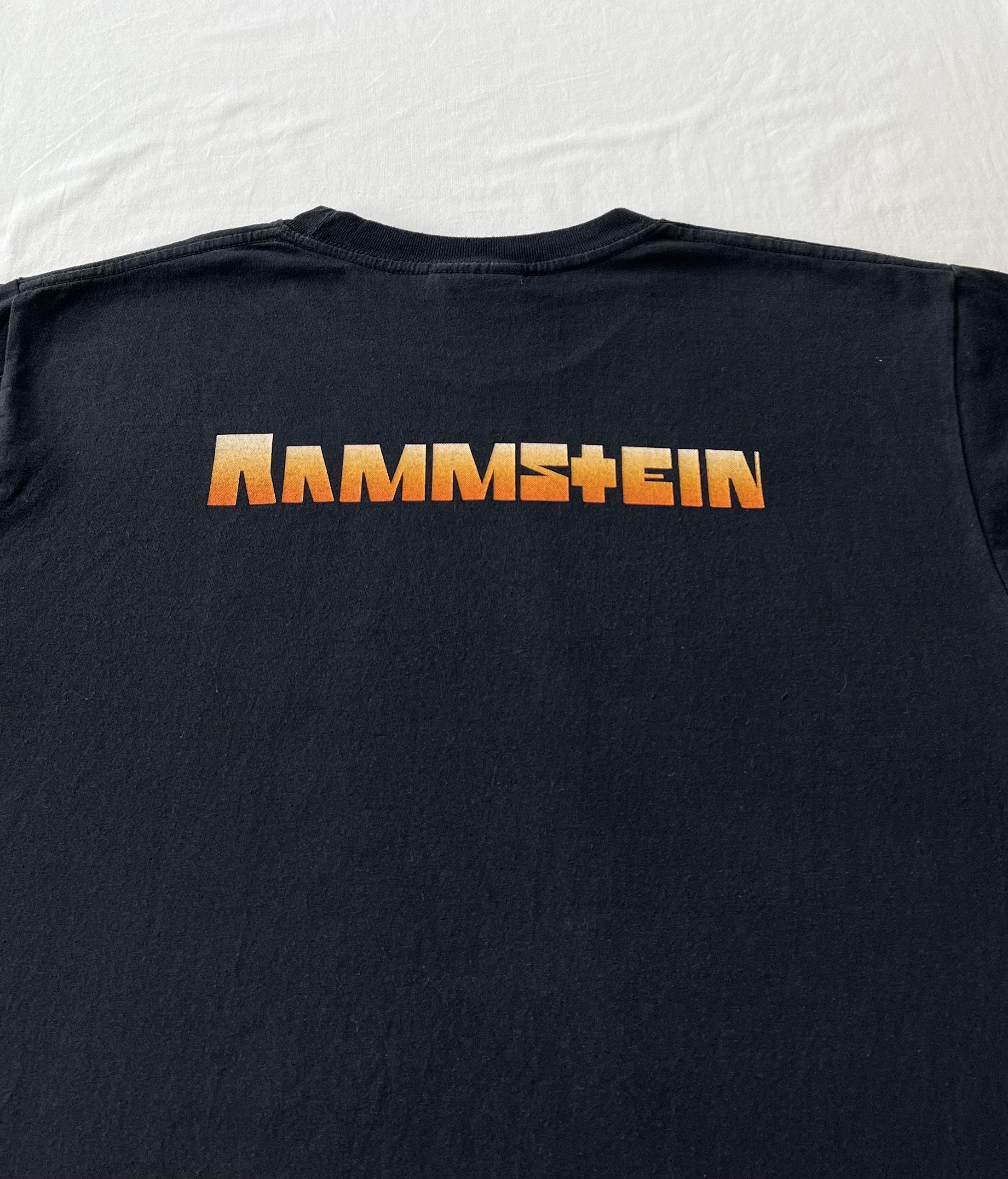 Band Tees Vintage 90s Rammstein Sehnsucht Black T-shirt Size US L / EU 52-54 / 3 - 12 Thumbnail