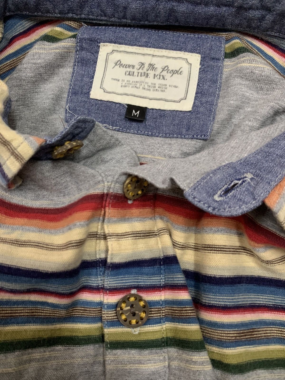 Designer Power To The People Tribal Polo Size US M / EU 48-50 / 2 - 6 Thumbnail