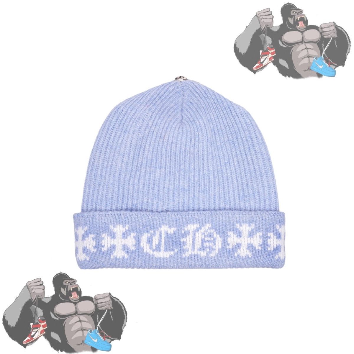 Chrome Hearts Cashmere CH Big Daddy Beanie