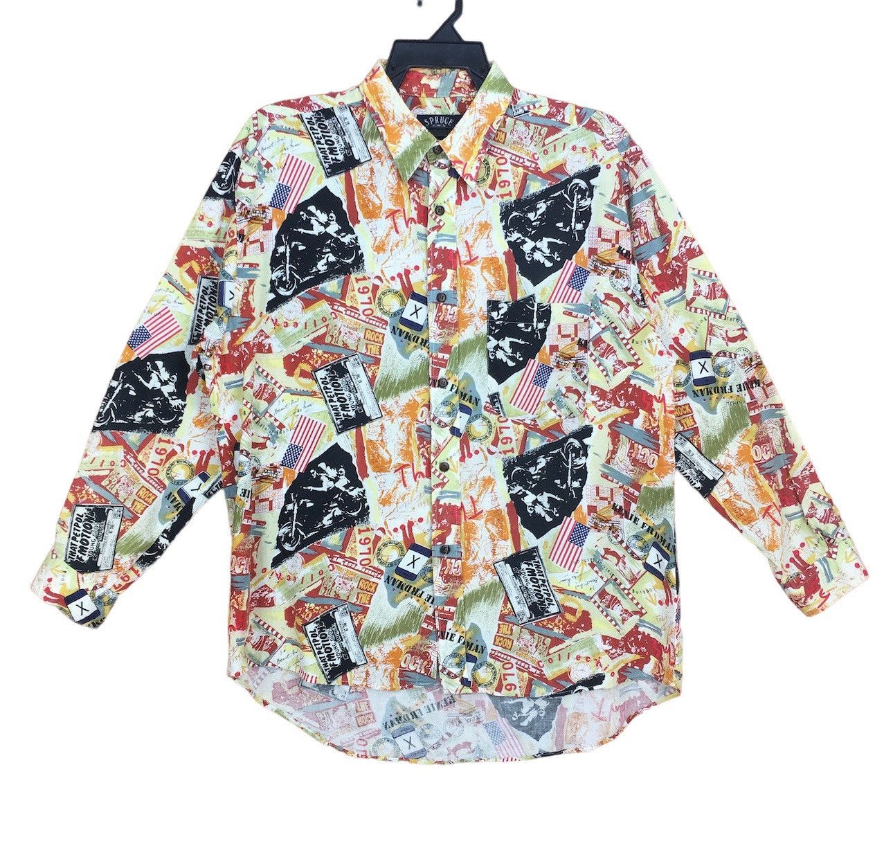 Hysteric Glamour Vintage SPRUCE Long Sleeve Button Up Shirt Size US M / EU 48-50 / 2 - 1 Thumbnail