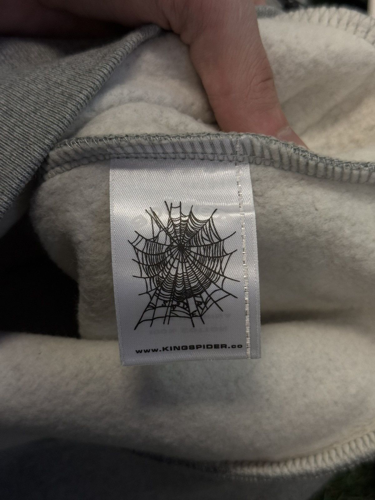 Sp5der Sp5der Worldwide Grey Beluga Hoodie Size S (NEW) Size US S / EU 44-46 / 1 - 8 Thumbnail