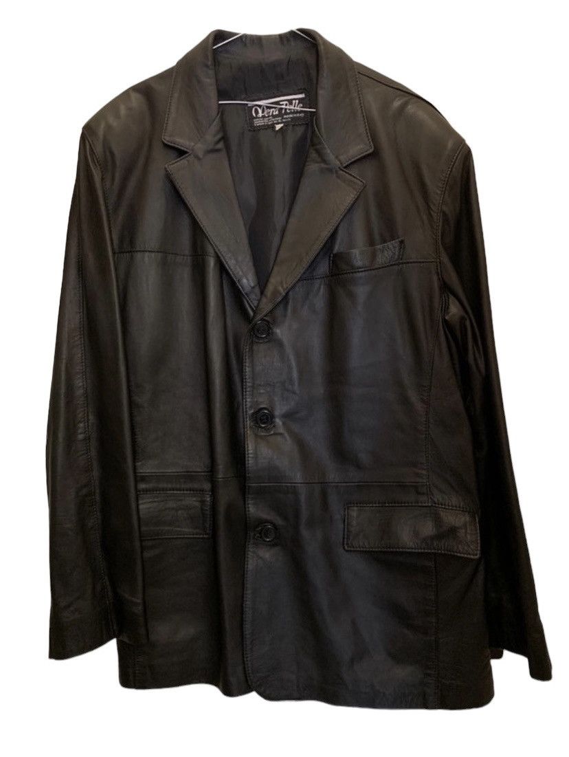 image of Artisanal Vintage Jacket in Black, Men's (Size 2XL)