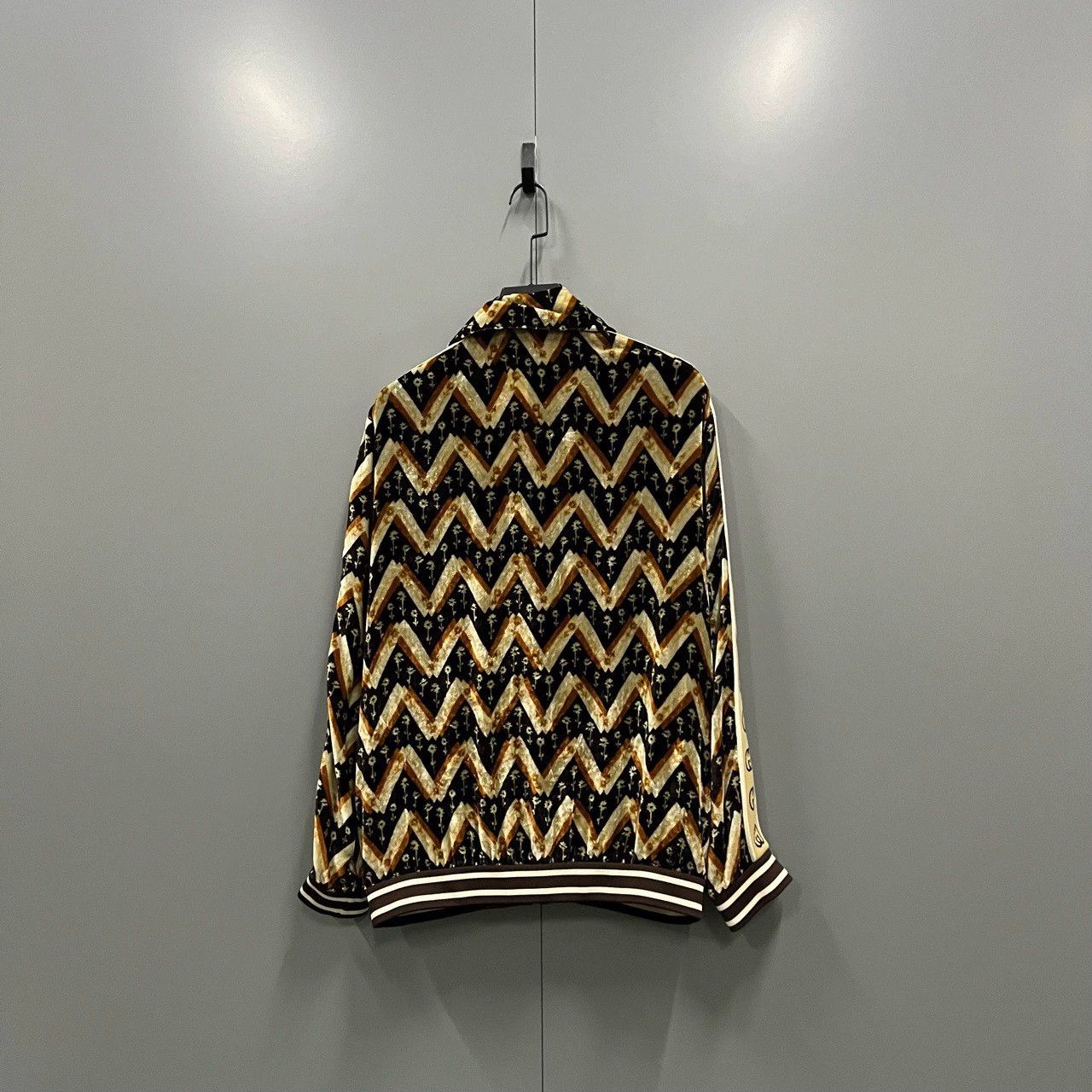 Gucci gucci velvet patterned striped jacket size m Size US M / EU 48-50 / 2 - 2 Thumbnail