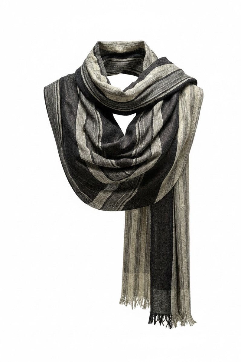 Issey Miyake 1980s Issey Miyake Permanente Big Scarf/ Muffler Size ONE SIZE - 1 Thumbnail