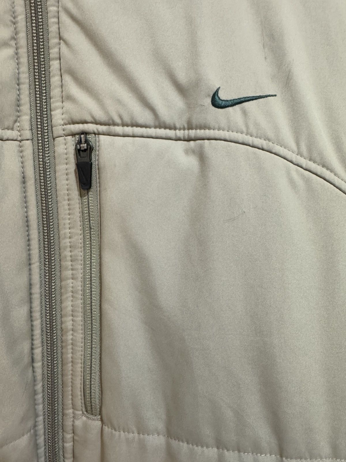 Nike × Vintage Vintage Nike Small Logo Brown Jacket Size US L / EU 52-54 / 3 - 3 Thumbnail