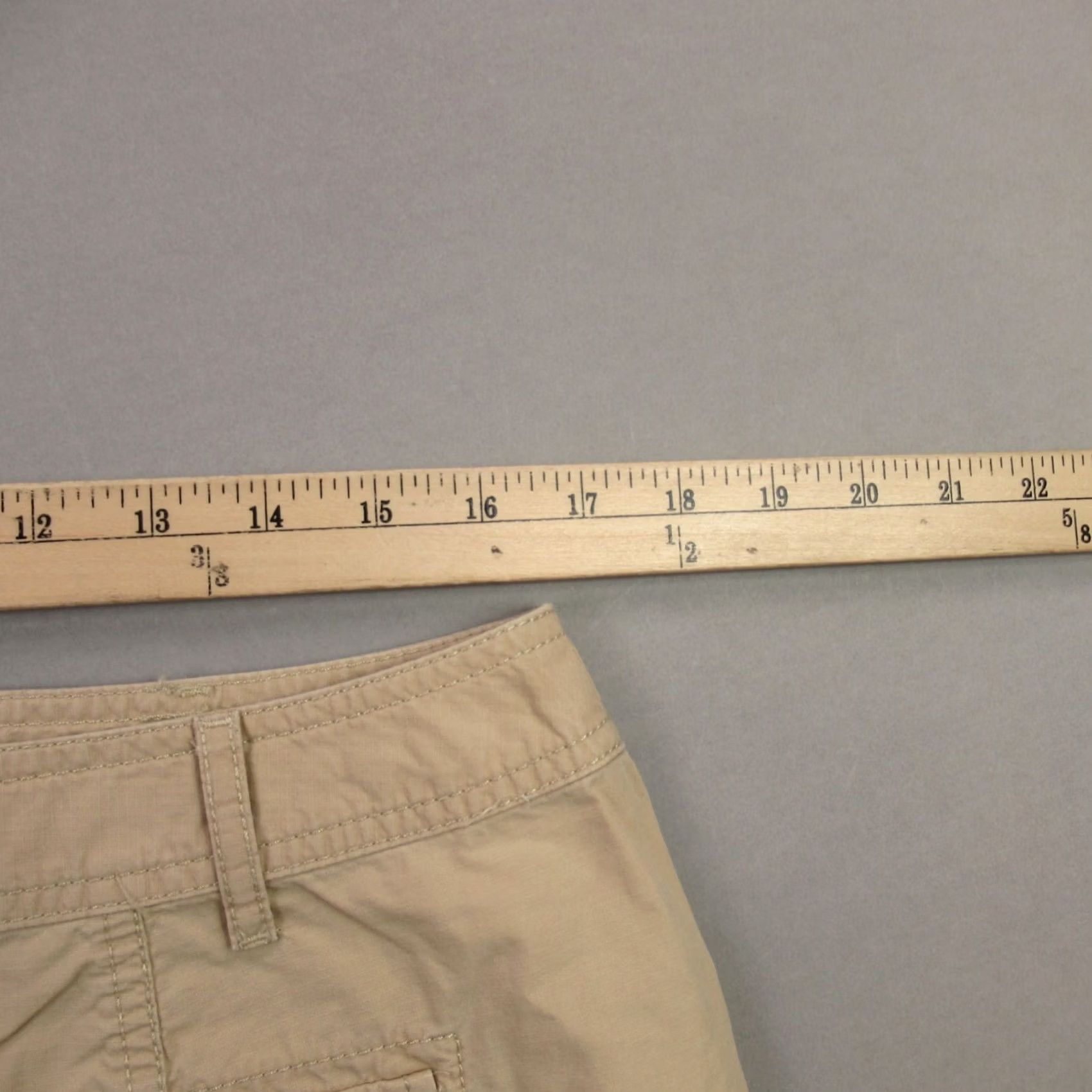 J. Jill J. Jill Skirt Womens 14 Midi Beige Casual Lightweight Outdoors Knit Cotton Blend Pockets Flare Button Rise Mid Size 36" / US 14 / IT 50 - 7 Thumbnail