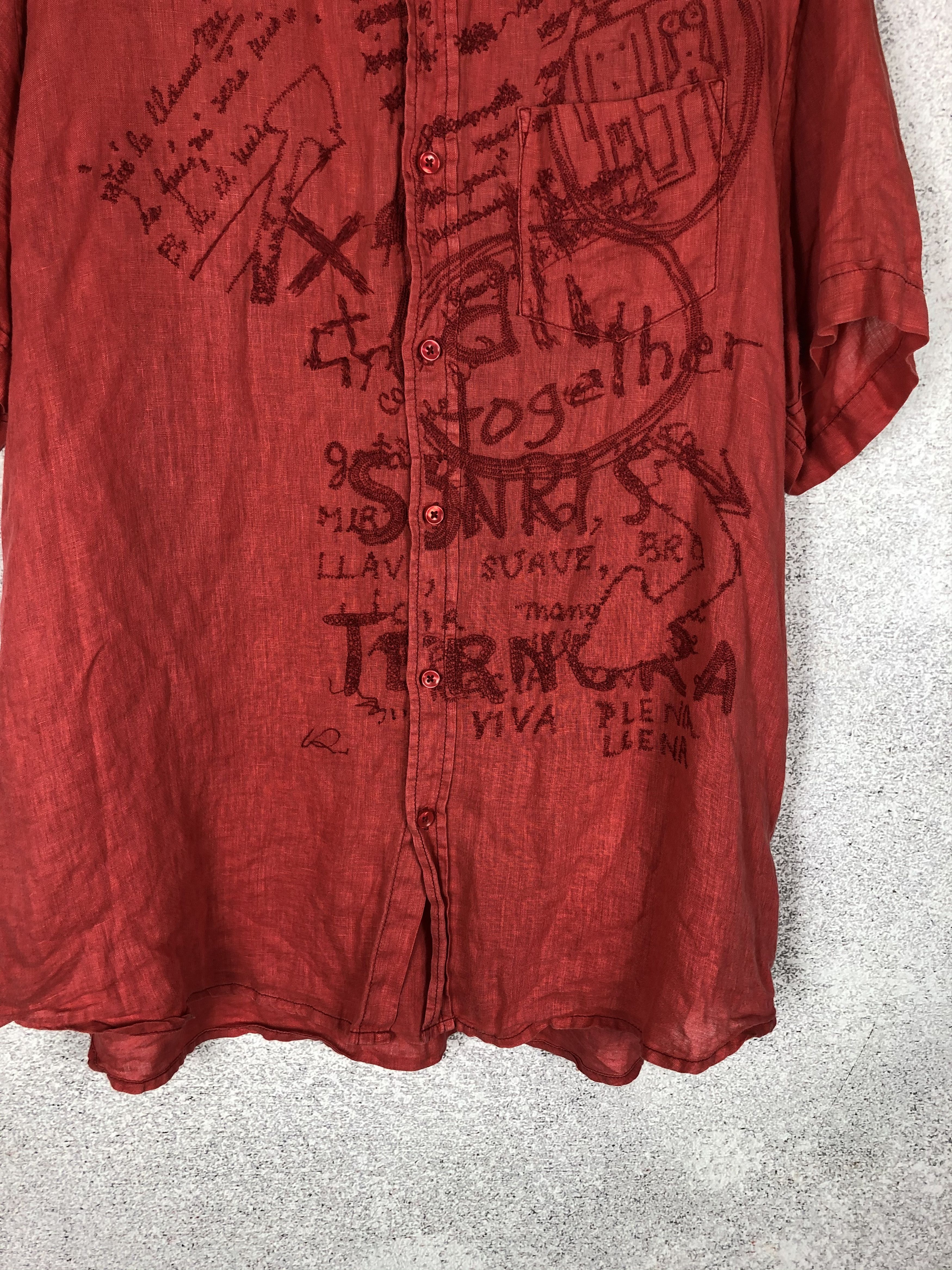 Desigual Vintage Y2K Desigual Crazy Sex Shirt Size US XXL / EU 58 / 5 - 3 Thumbnail