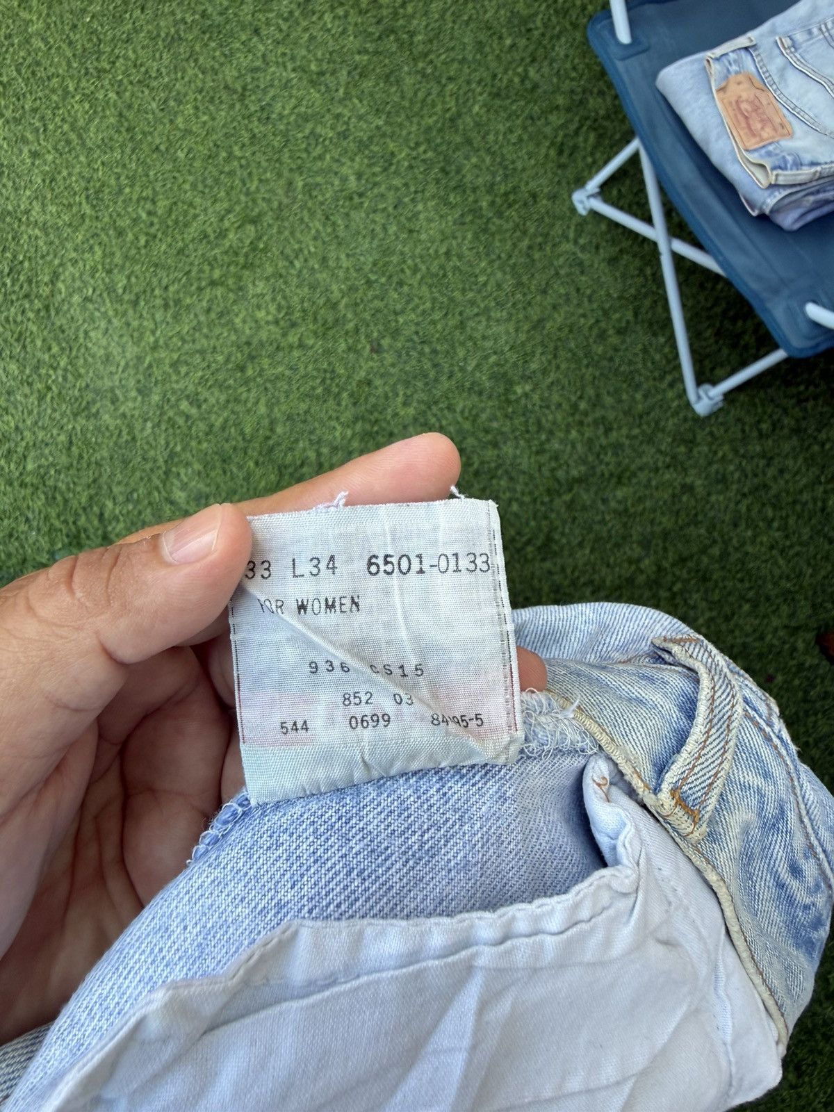 Levi's Vintage Clothing W33x34 vintage levi’s 501 made in USA custome 90s Size US 33 - 10 Thumbnail