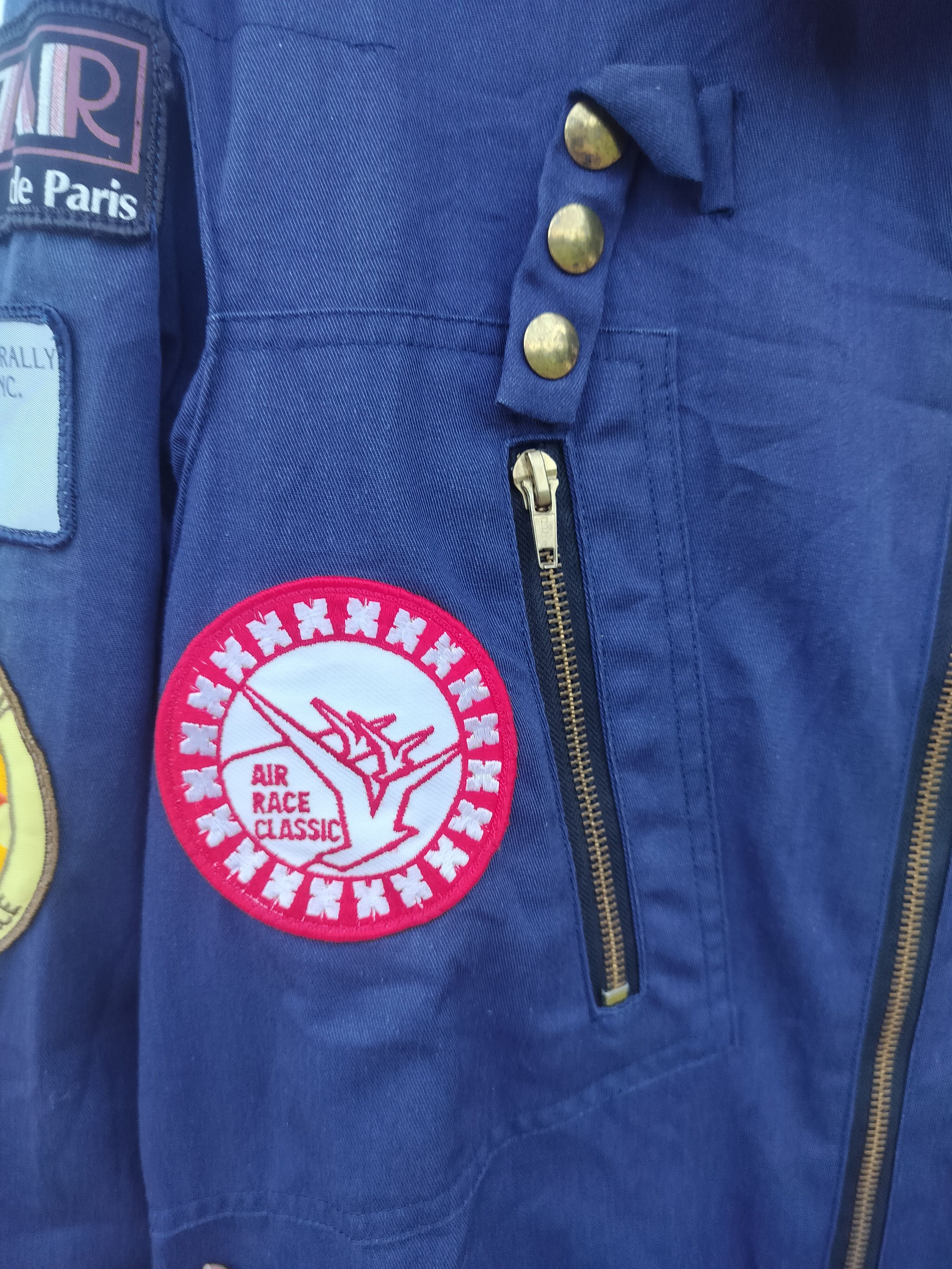 Vintage Vintage 1985 Breitling Transatlantic Air Rally Coverall Size M / US 6-8 / IT 42-44 - 3 Thumbnail