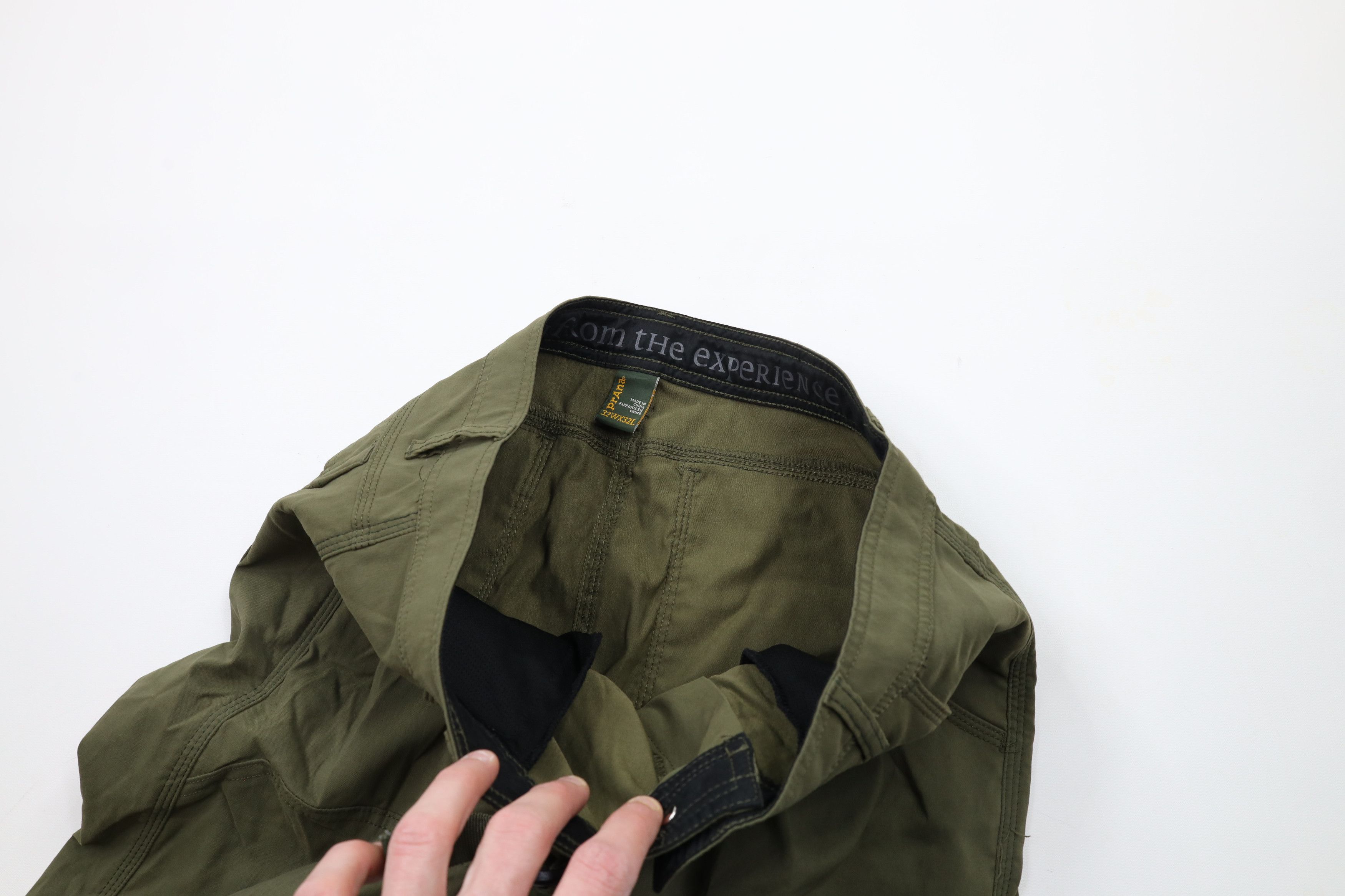 Prana × Vintage prAna Breathe Belted Zion II Hiking Trail Pants Olive Green Size US 32 / EU 48 - 9 Thumbnail