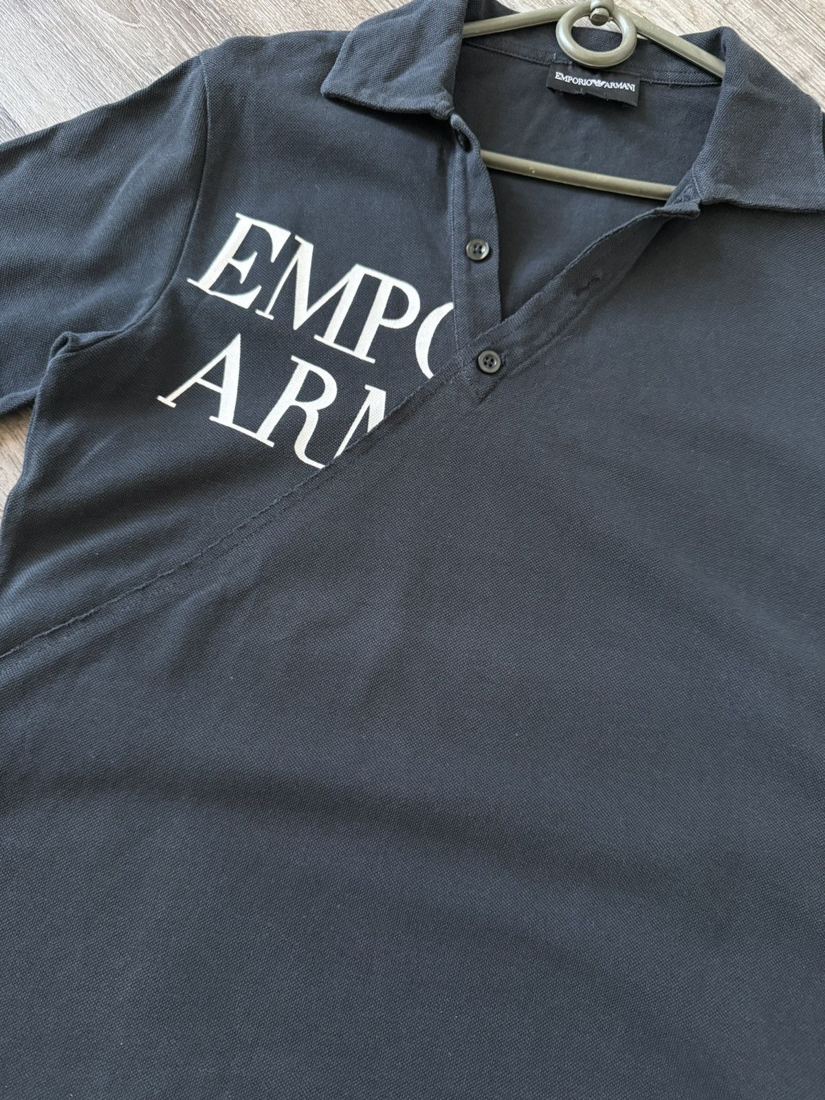 Emporio Armani Emporio Armani Polo Men’s T-Shirt Logo Casual Black Luxury Size US M / EU 48-50 / 2 - 4 Thumbnail