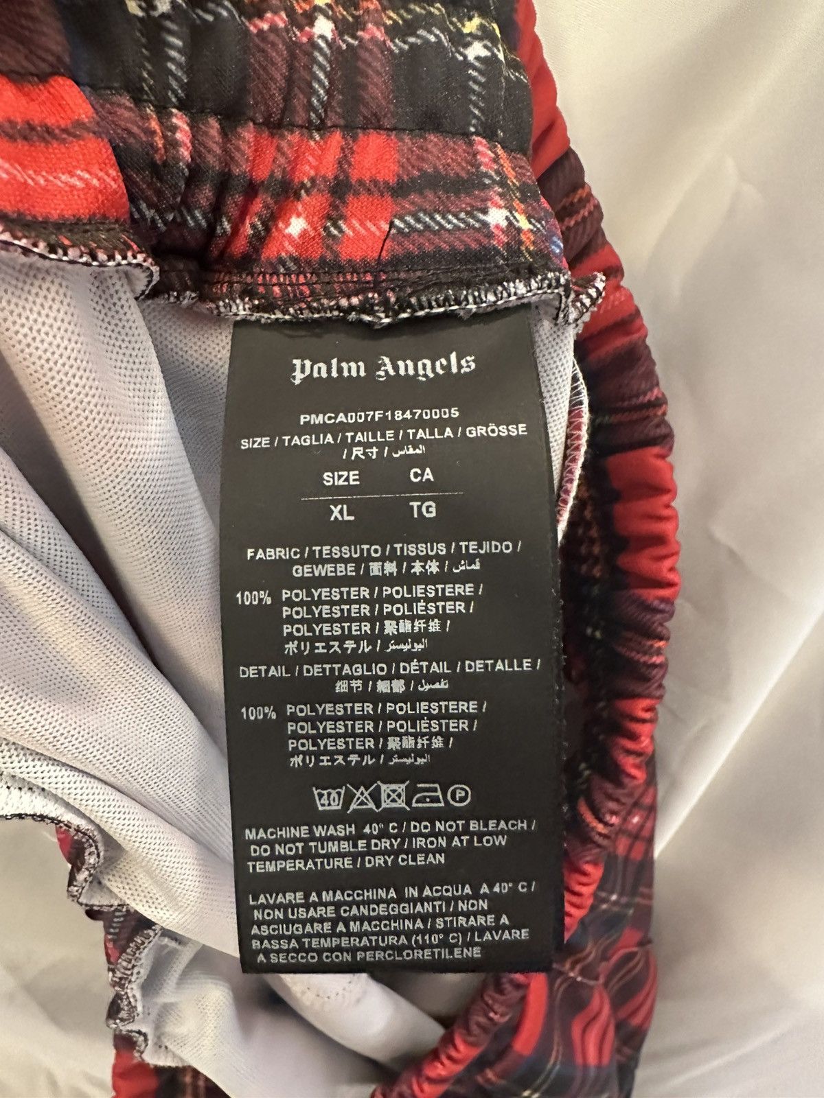 Palm Angels Palm Angels Plaid Track Pants Trousers Size US 34 / EU 50 - 7 Thumbnail