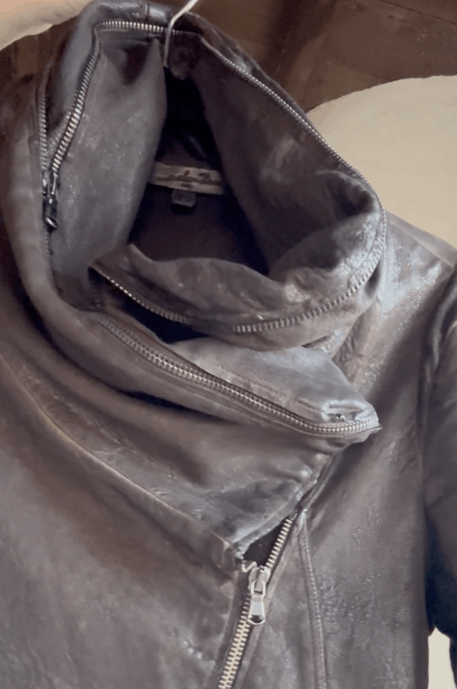 Donna Karan Leather short Jacket Size M / US 6-8 / IT 42-44 - 9 Thumbnail