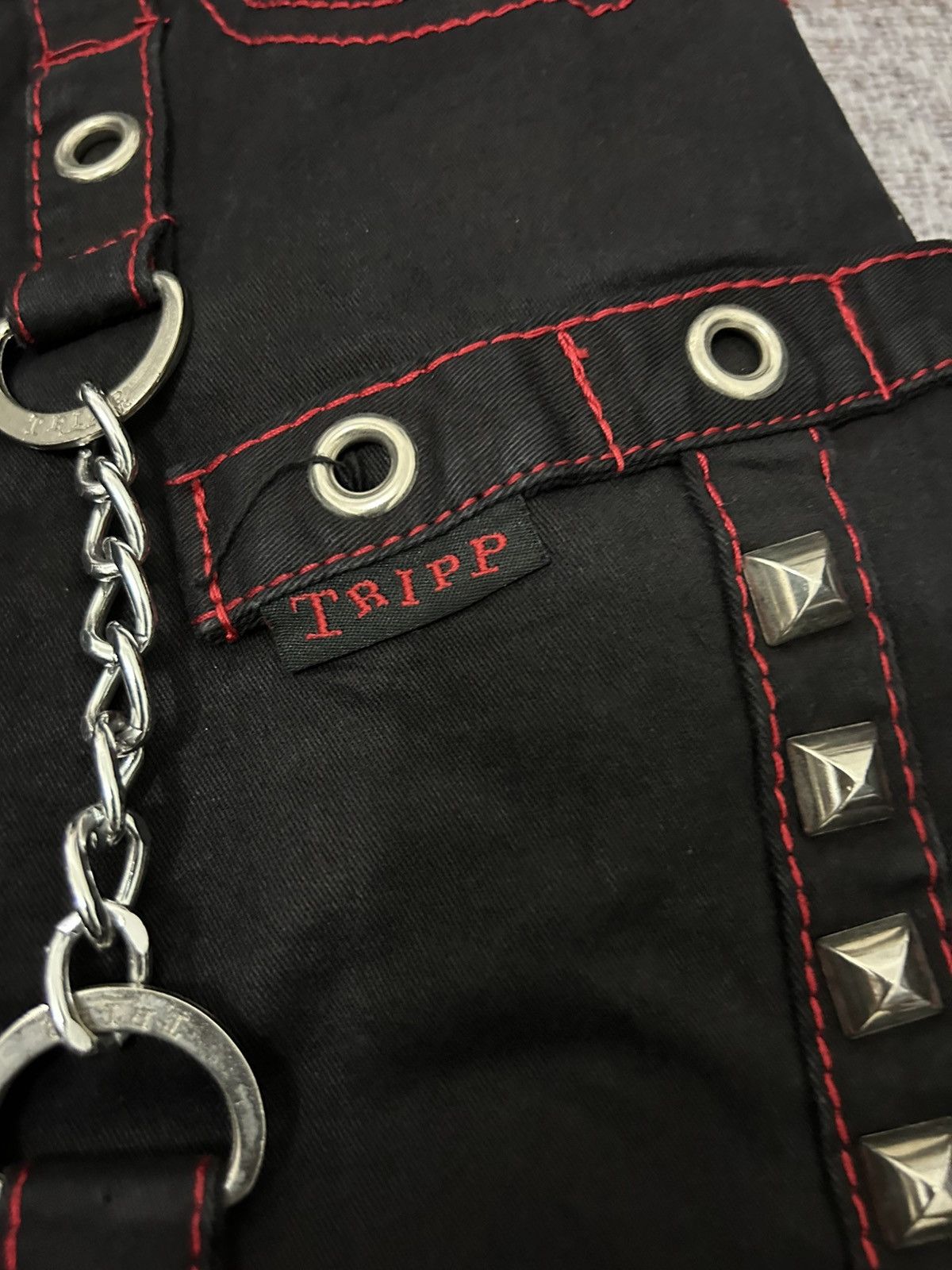 Tripp NYC Bondage Studded Pants