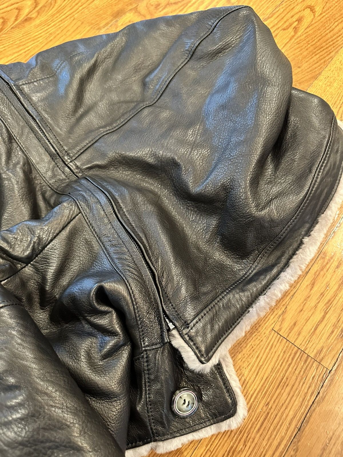 Robert Graham RARE - Robert Graham Genuine Leather Fur Lined Jacket Size US XXL / EU 58 / 5 - 8 Thumbnail