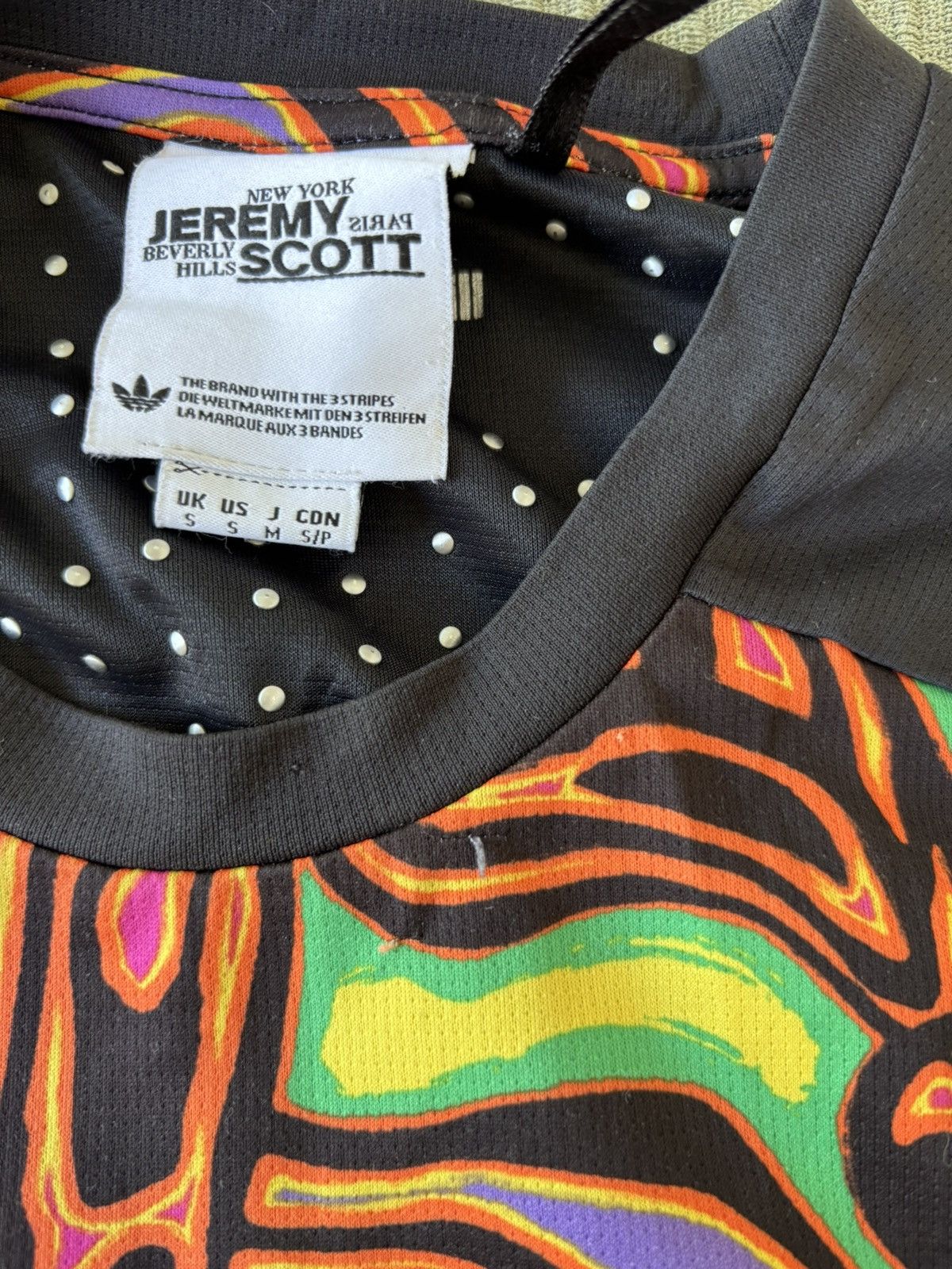 Adidas × Jeremy Scott Adidas x Jeremy Scott Psychedelic Climachill Tee – Very Rare Size US S / EU 44-46 / 1 - 3 Thumbnail