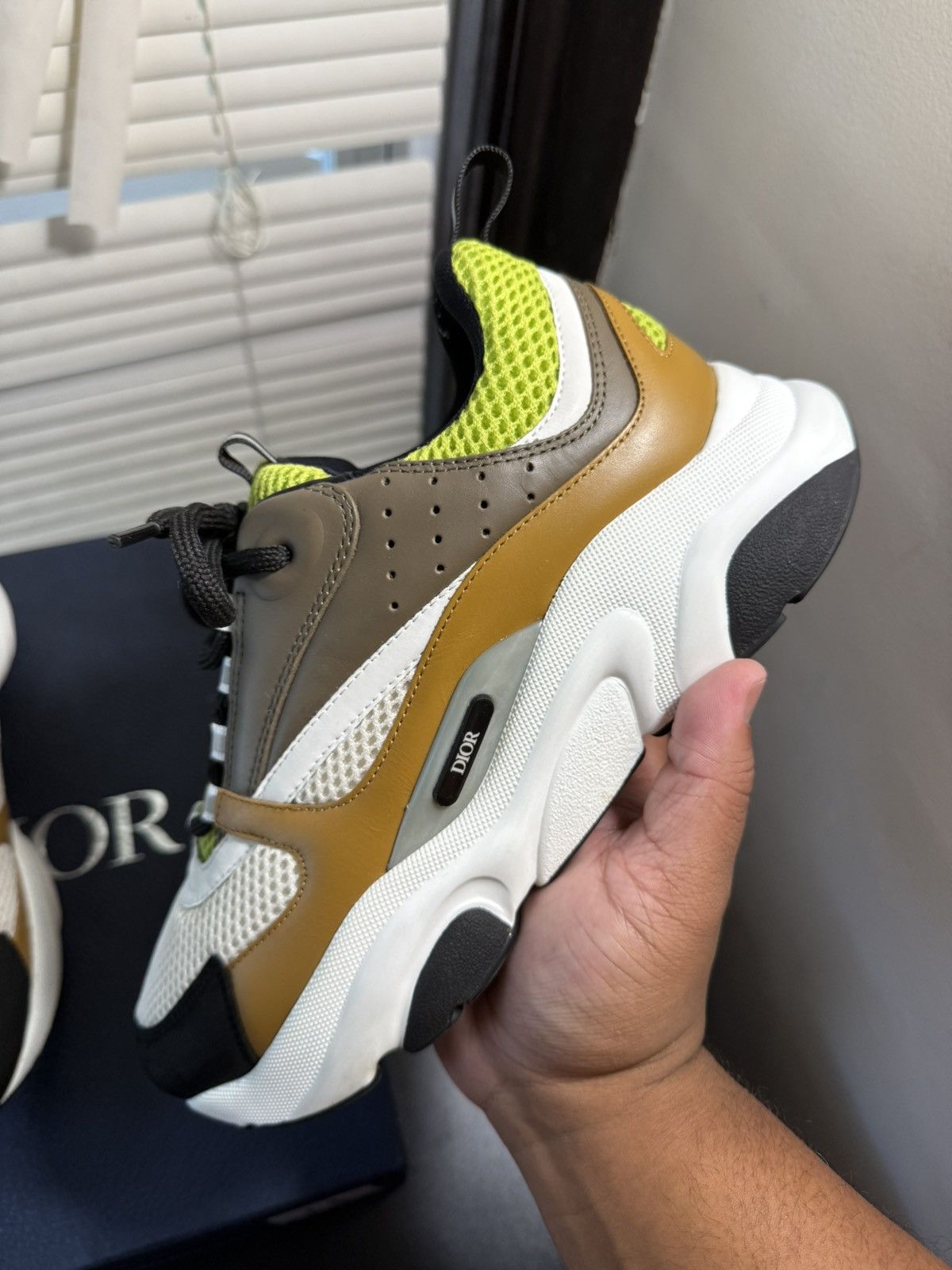 Dior Dior B22 Brown Lime Size Size 8 US / 41 EU Size US 8 / EU 41 - 4 Thumbnail