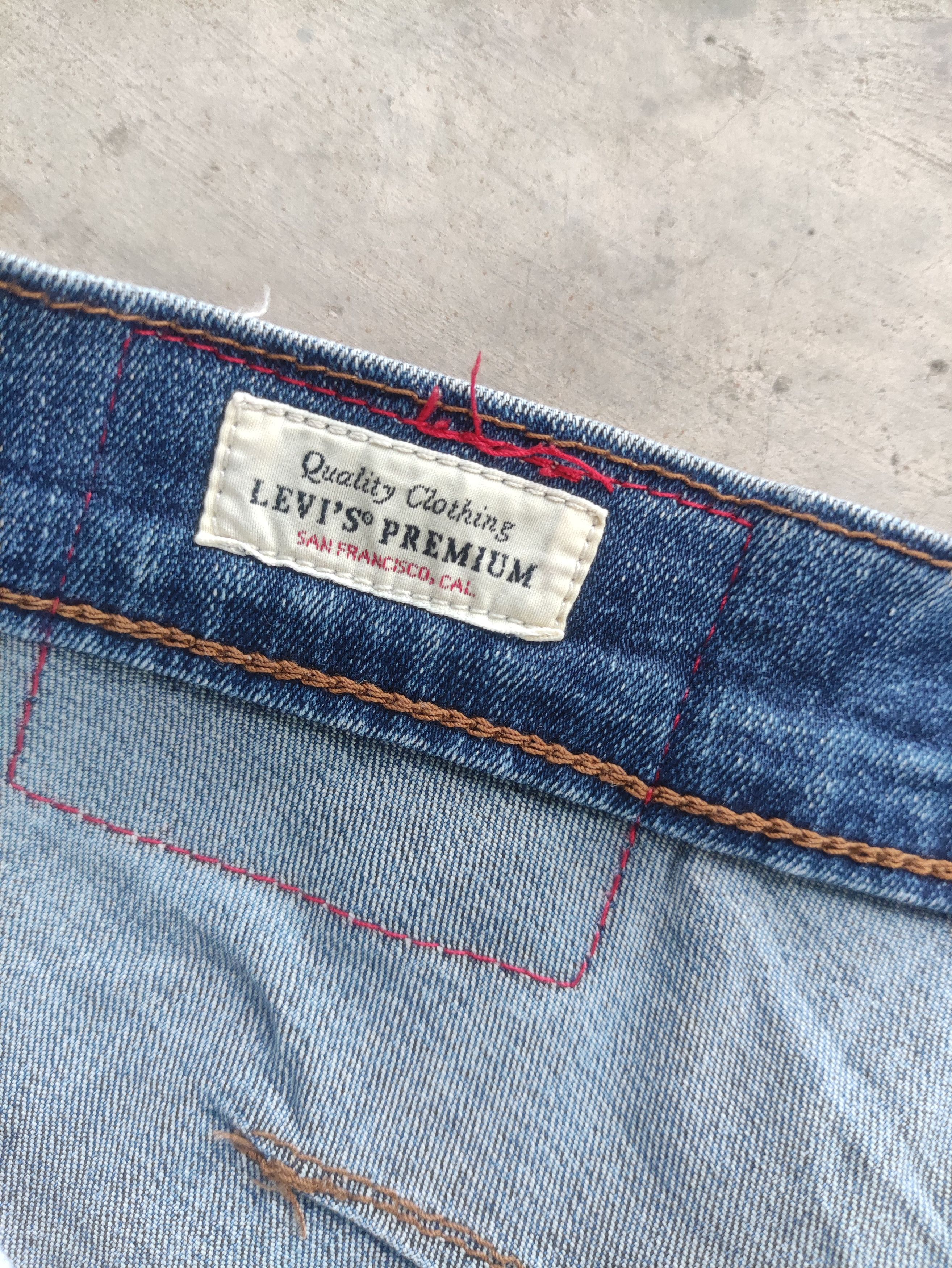 Levi's Vintage Levis Premium Japan Button Jean Distressed Faded Size US 34 / EU 50 - 6 Thumbnail