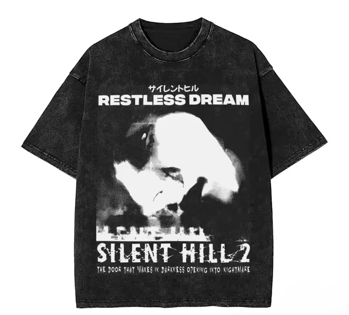 Japanese Brand High Street Silent Hill Game 2 Print Washed Black T-Shirt Size US S / EU 44-46 / 1 - 1 Thumbnail
