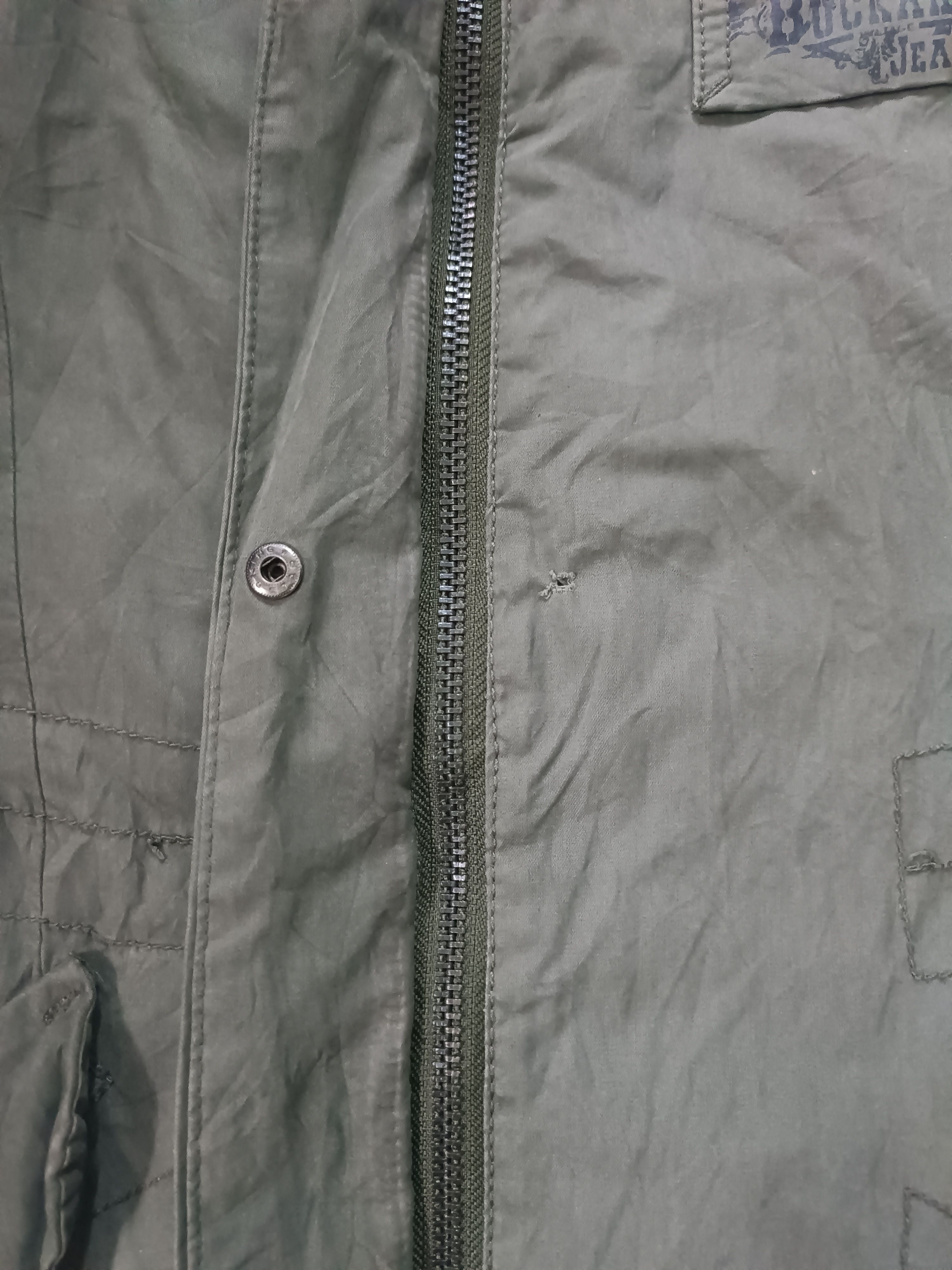 Japanese Brand × Seditionaries Buckaroo Jeans Fleece Hoodie With Eyelet Pocket Jacket FR016 Size US M / EU 48-50 / 2 - 18 Thumbnail