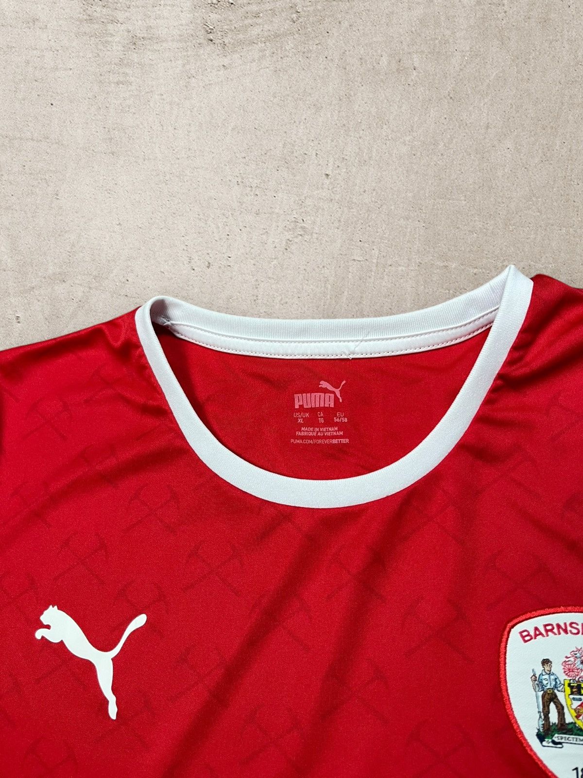 Vintage Puma Barnsley England Leauge Football Jersey Shirt Size US XL / EU 56 / 4 - 3 Thumbnail
