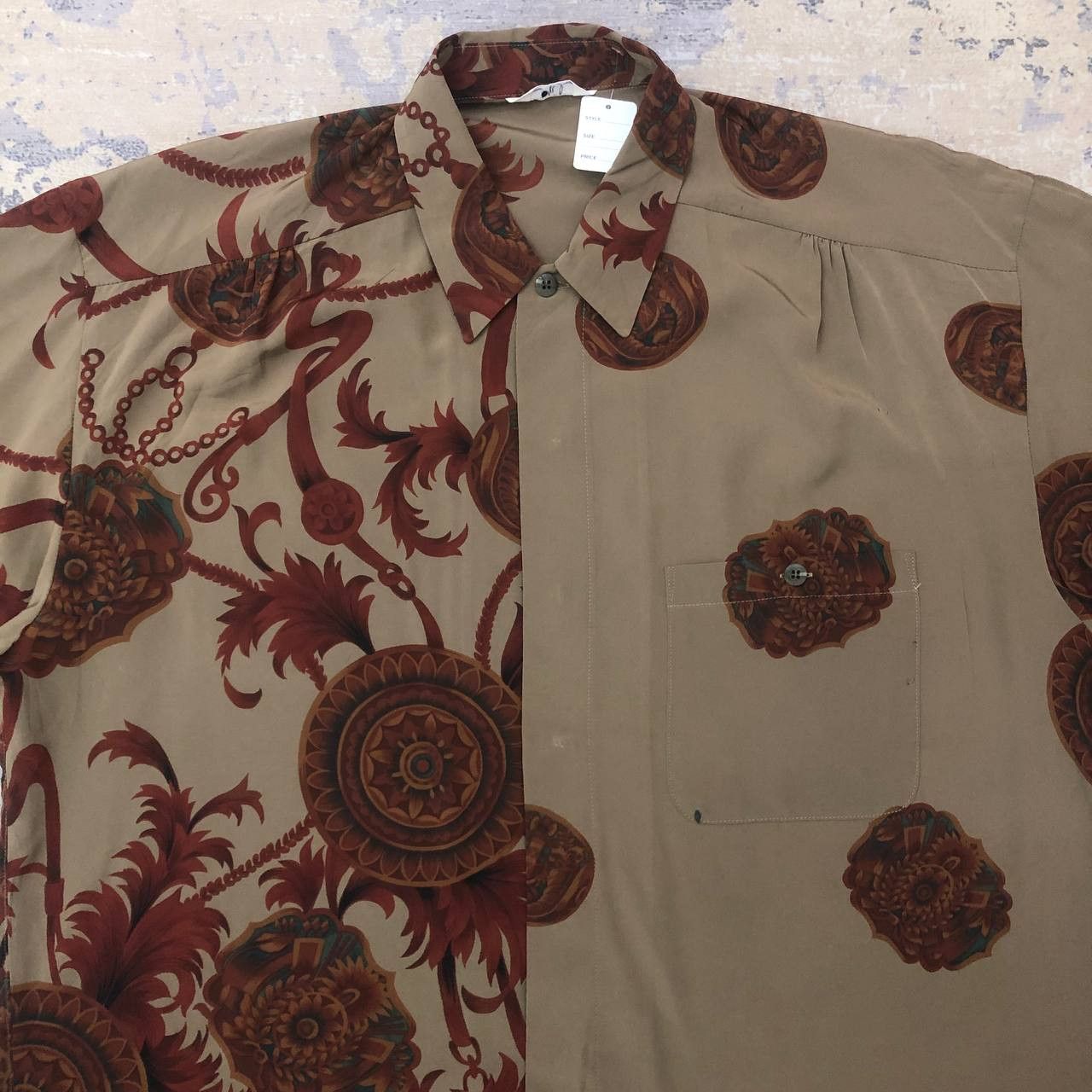 Japanese Brand T450 VTG MADE IN JAPAN PHIL SILK ART SHIRTS Size US XL / EU 56 / 4 - 5 Thumbnail