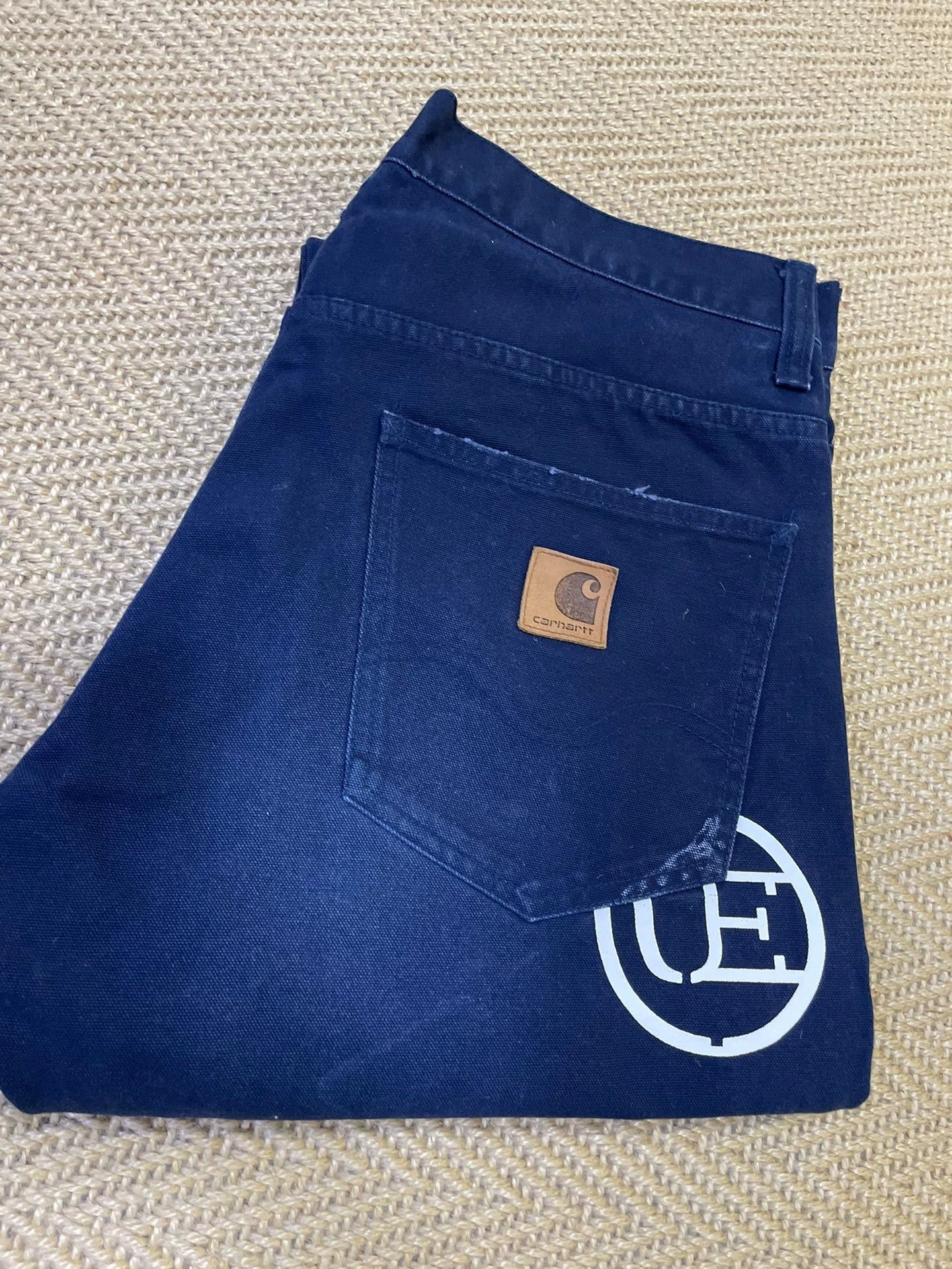 Carhartt UE x Carhartt Damaged Pant HF 5-star Wash Lightning Size US 34 / EU 50 - 8 Thumbnail