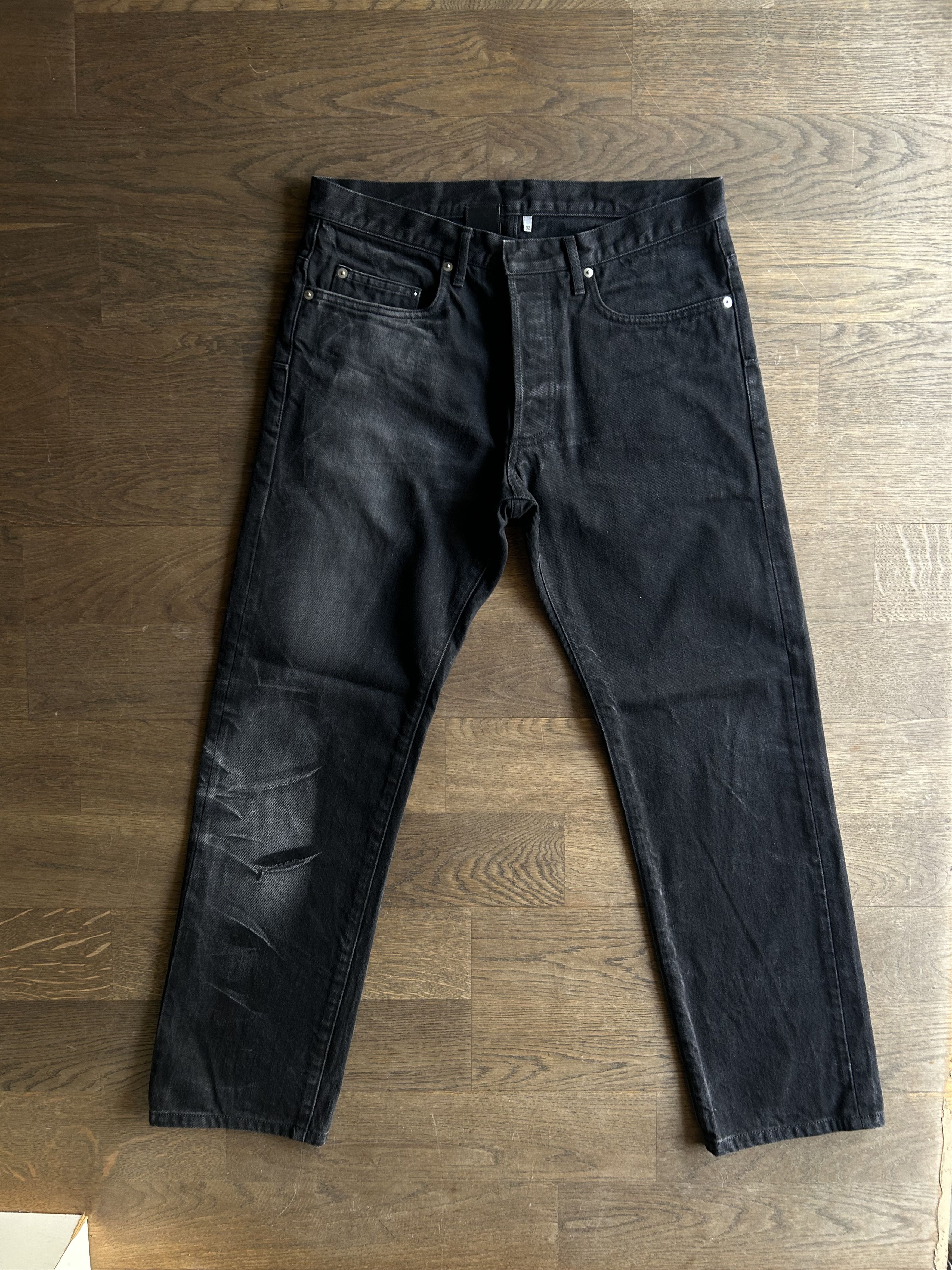 Dior Dior homme black straight faded jeans Size US 32 / EU 48 - 1 Thumbnail