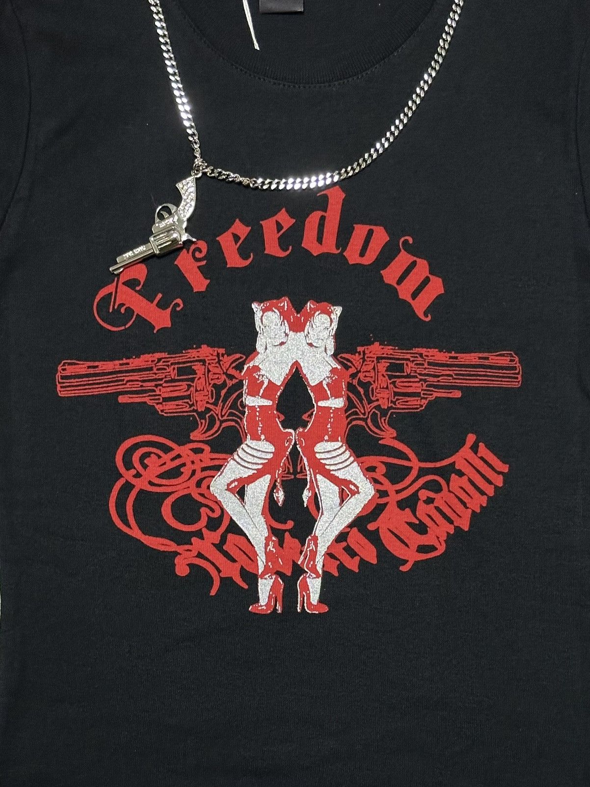 Roberto Cavalli ROBERTO CAVALLI Freedom Long Sleeve T-Shirt Size M / US 6-8 / IT 42-44 - 4 Thumbnail