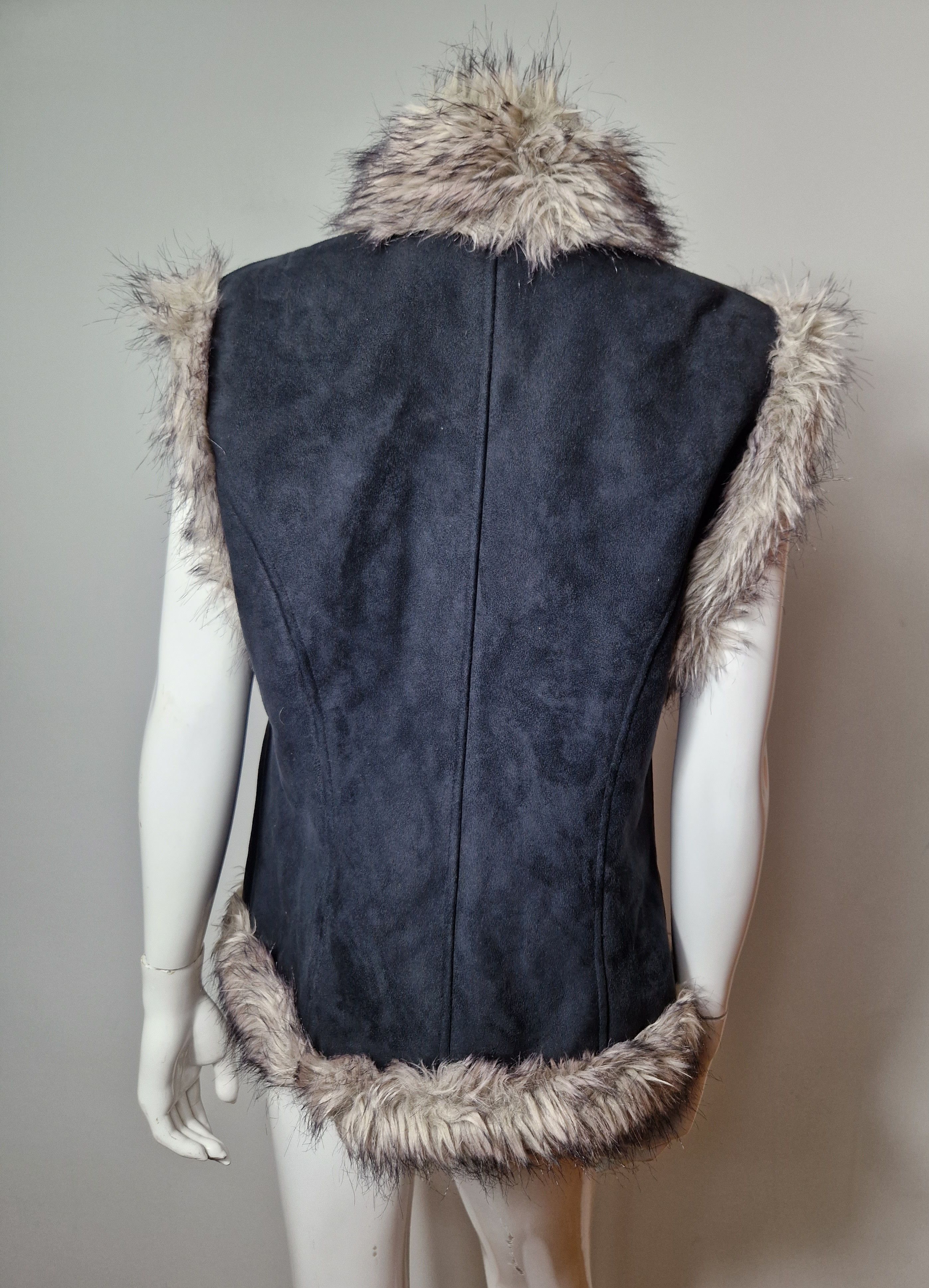 If Six Was Nine × Vintage vintage faux fur vest Size XL / US 12-14 / IT 48-50 - 4 Thumbnail