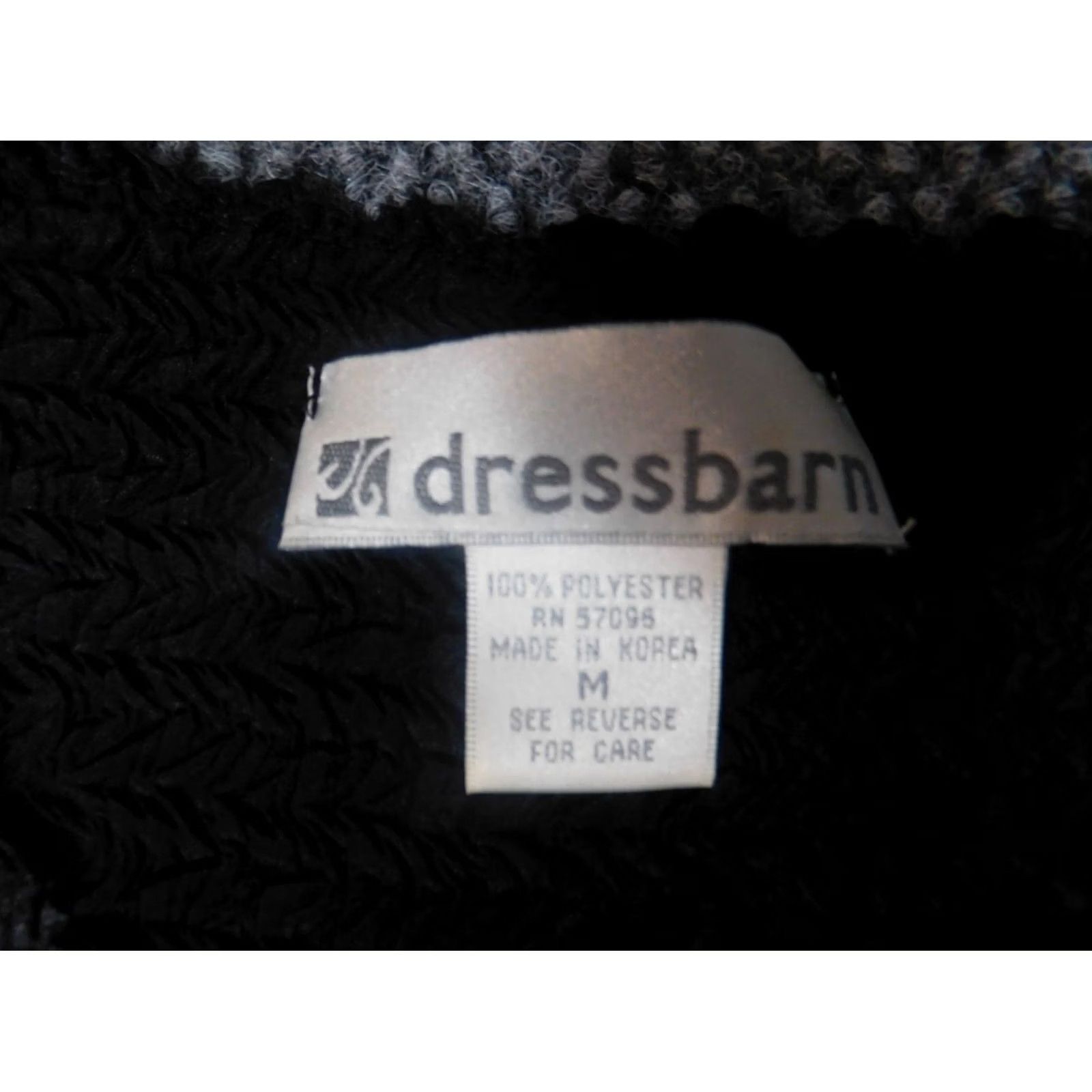 Vintage Dressbarn Blouse Women M Black Stretch Sleeveless Collared Pullover Casual Size M / US 6-8 / IT 42-44 - 5 Thumbnail