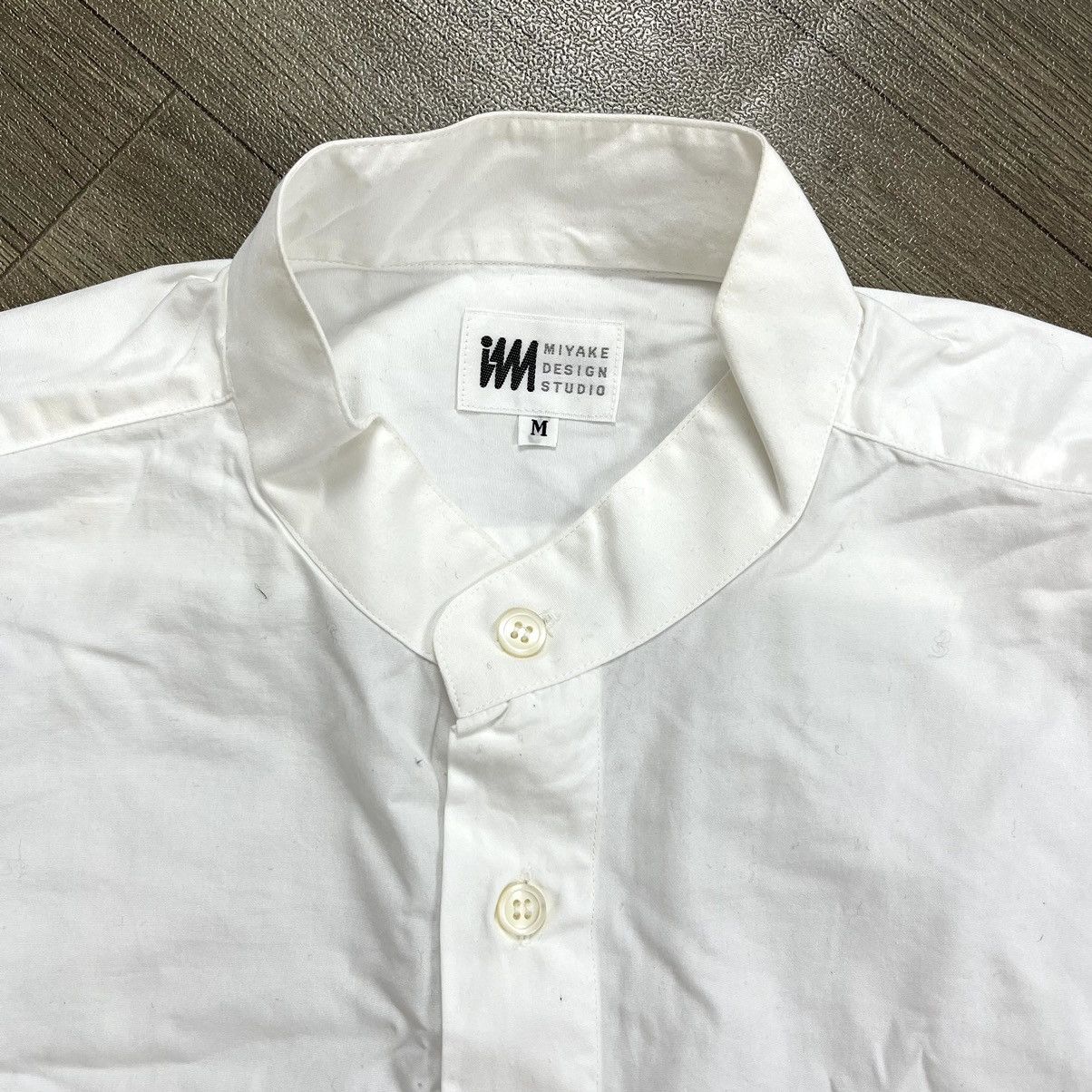 Issey Miyake Issey Miyake IM Product Shanghai Collar White Shirt Size US M / EU 48-50 / 2 - 4 Thumbnail