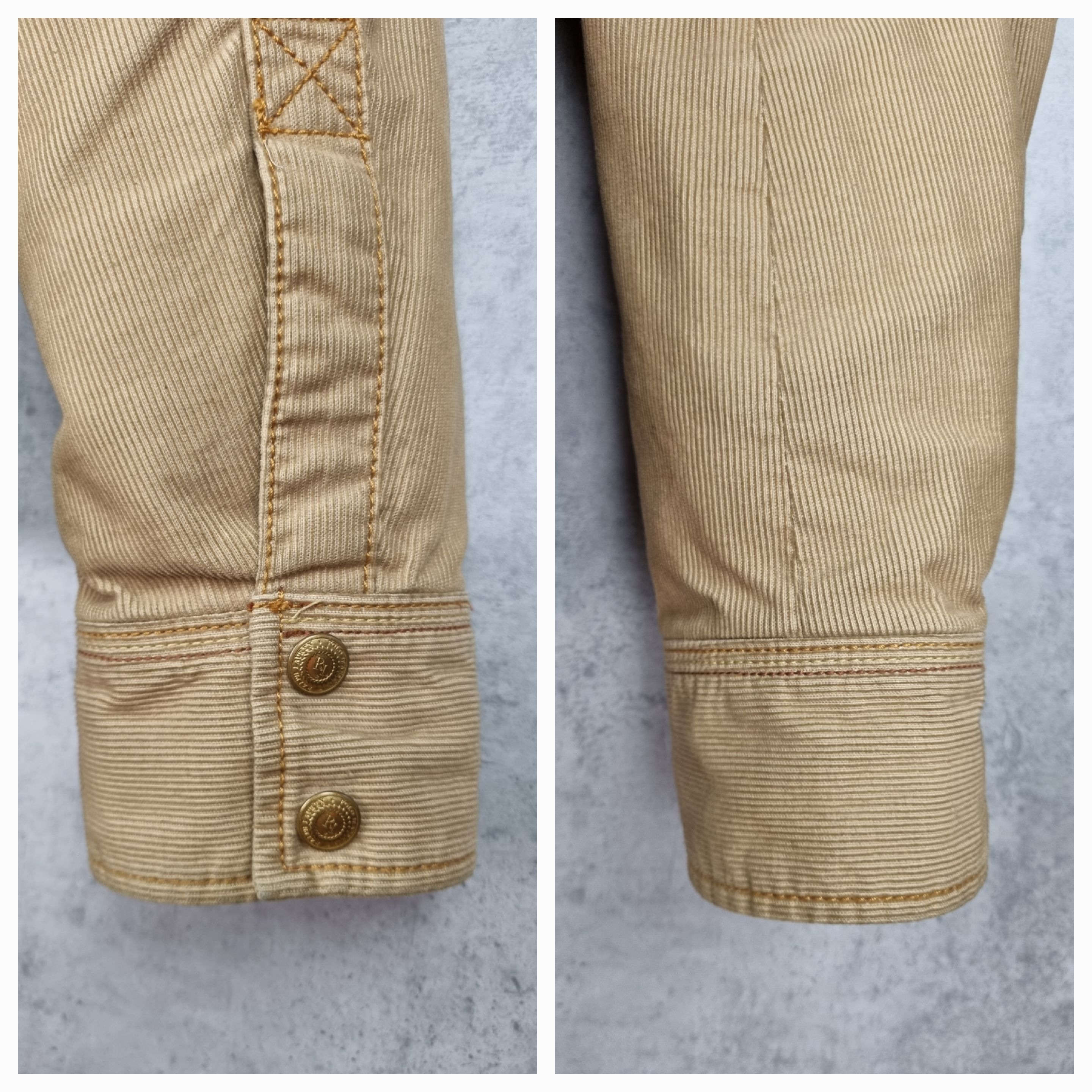 Polo Ralph Lauren × Ralph Lauren Ralph Lauren Corduroy Military Style Blazer Light Jacket Size L / US 10 / IT 46 - 13 Thumbnail