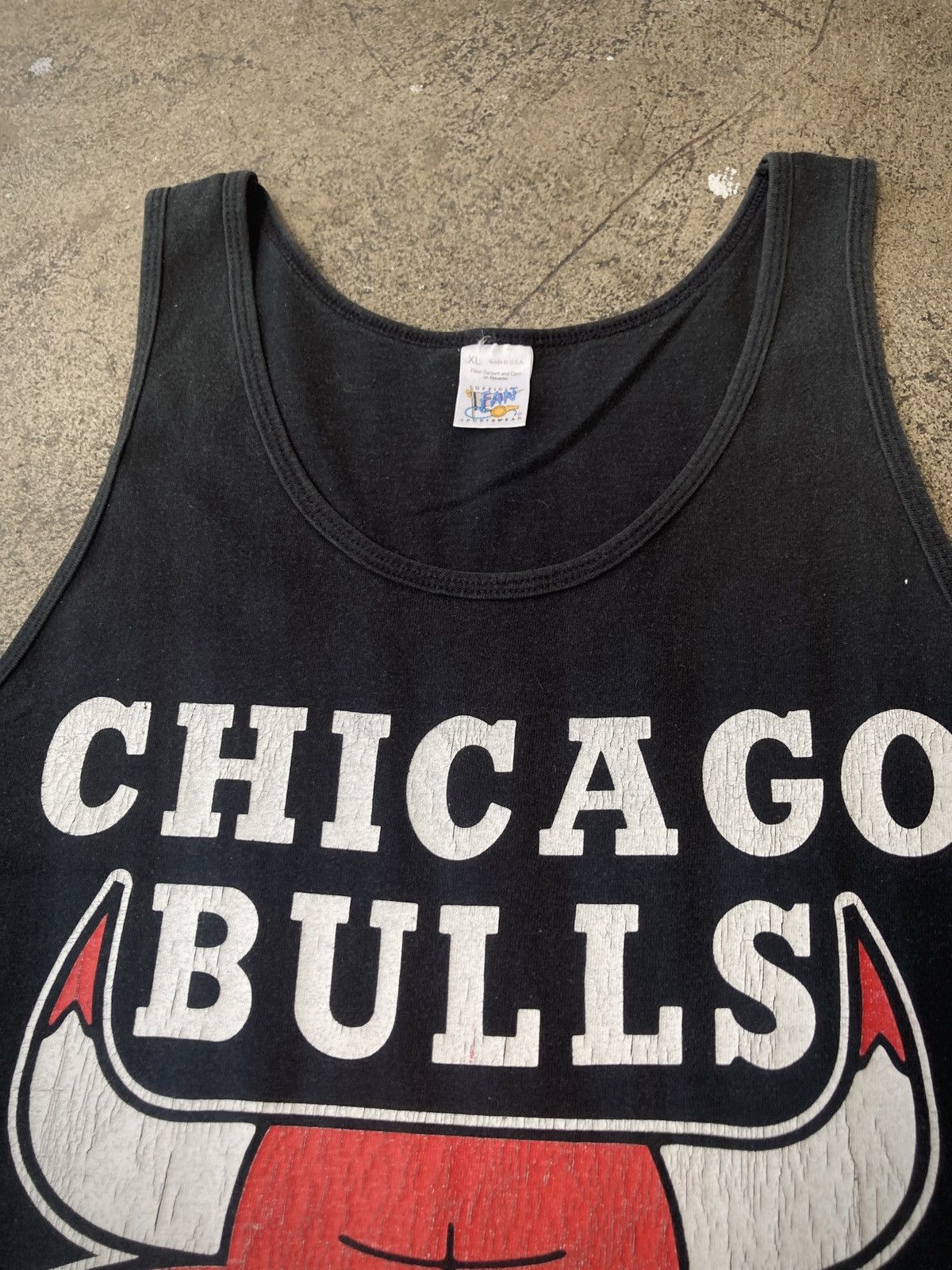 NBA × Vintage Vintage 90s Chicago Bulls Tank Top Size US XL / EU 56 / 4 - 6 Thumbnail