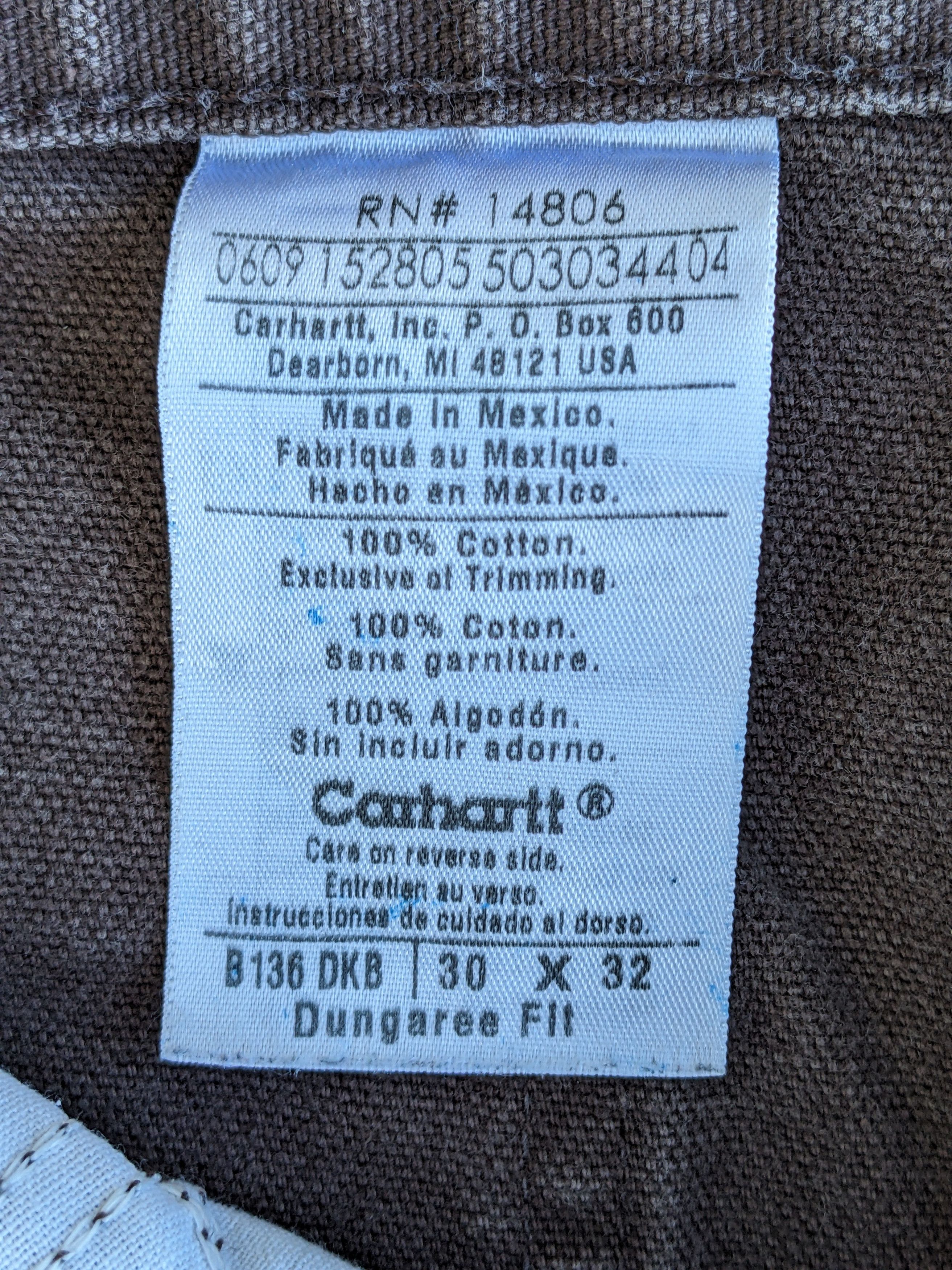 Carhartt × Vintage Vintage Carhartt Double Knee Carpenter Pants Size US 30 / EU 46 - 6 Thumbnail