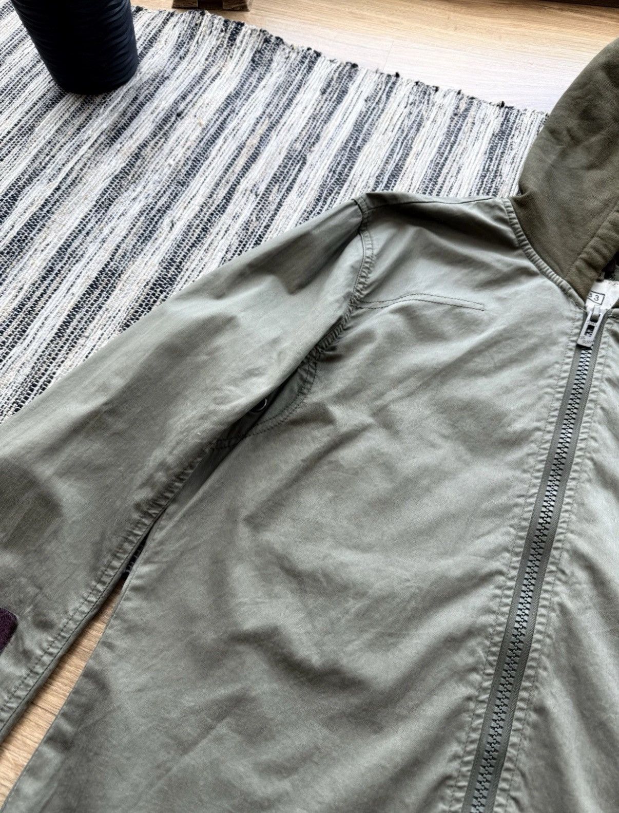 G-Star VINTAGE G-STAR RAW MILITARY JACKET SOUTH WITH HOOD COTTON Size US L / EU 52-54 / 3 - 7 Thumbnail