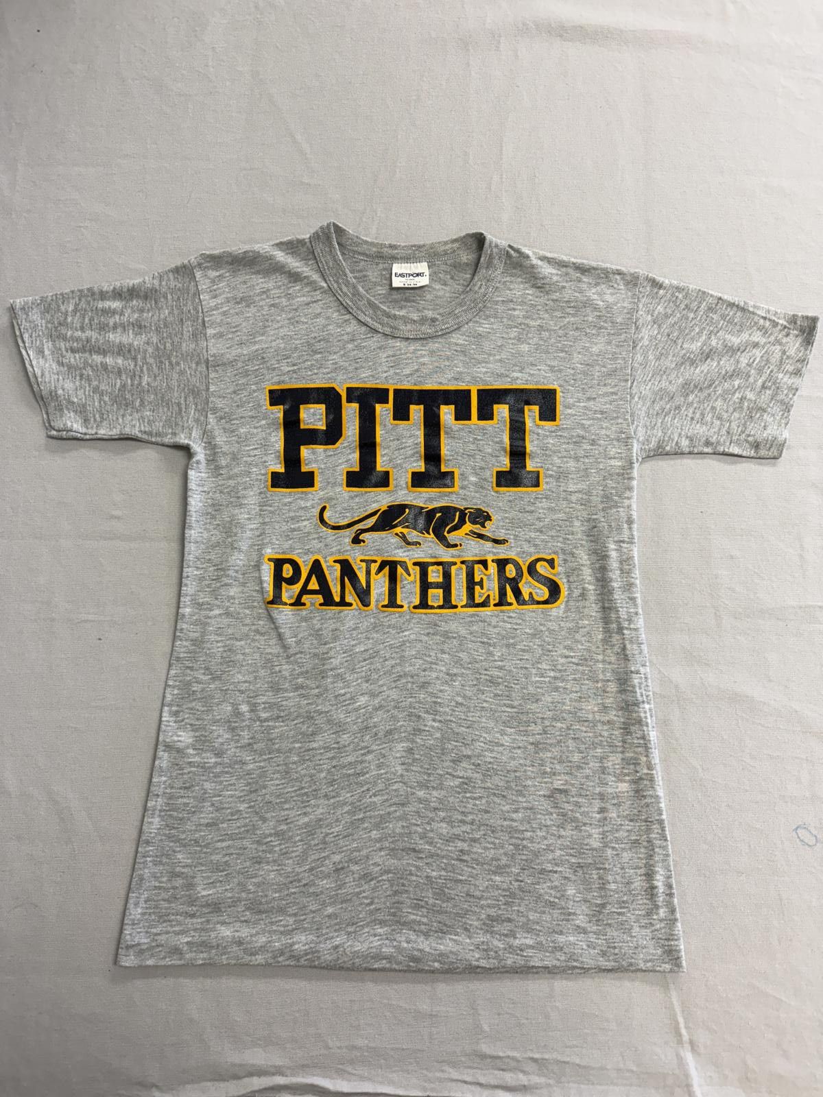 Designer Vintage University of Pittsburgh T-shirt Pitt Panthers Tee S Size US S / EU 44-46 / 1 - 1 Thumbnail