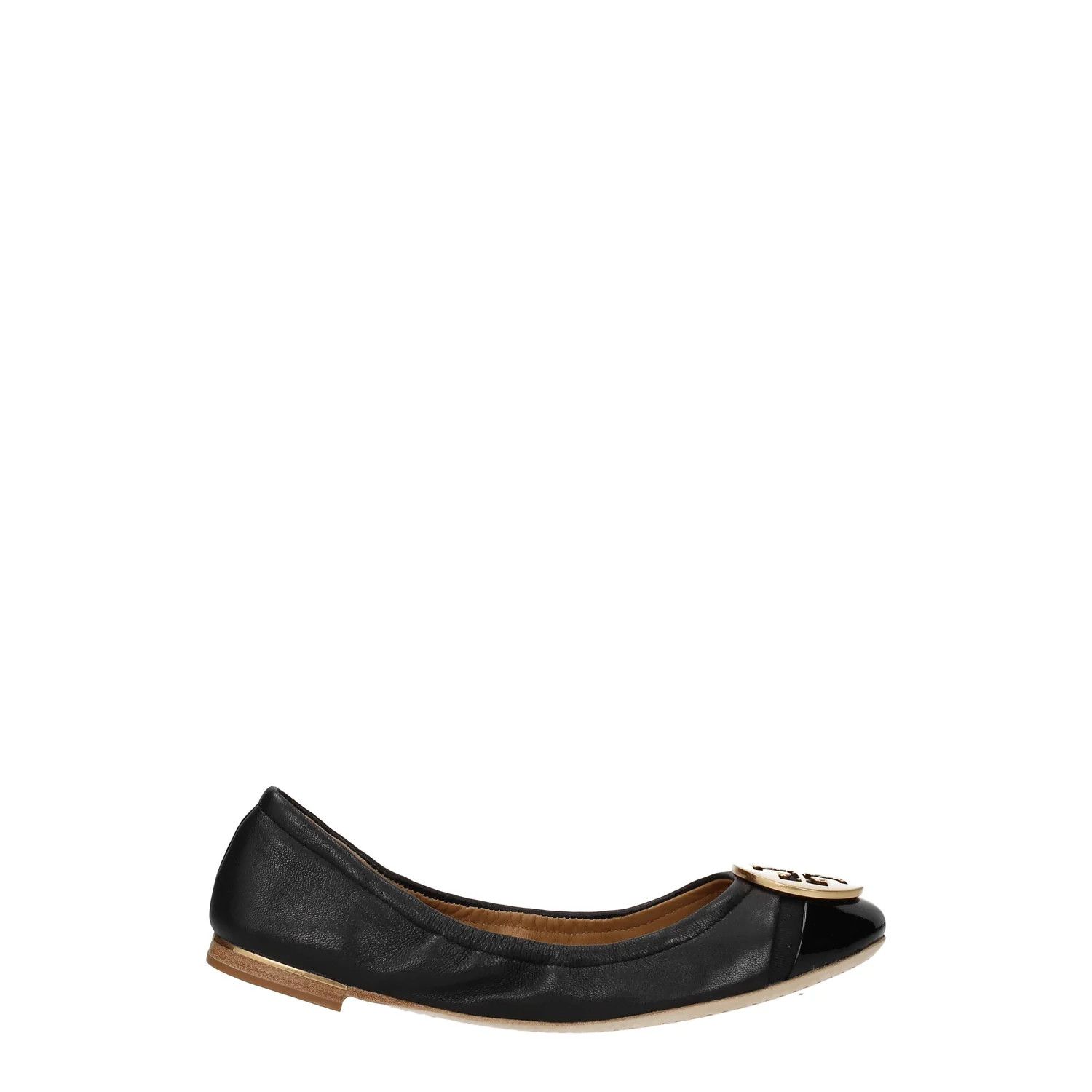 Tory Burch ob1o1e1124 Leather Ballet Flats in Black Size US 6.5 / IT 36.5 - 1 Thumbnail