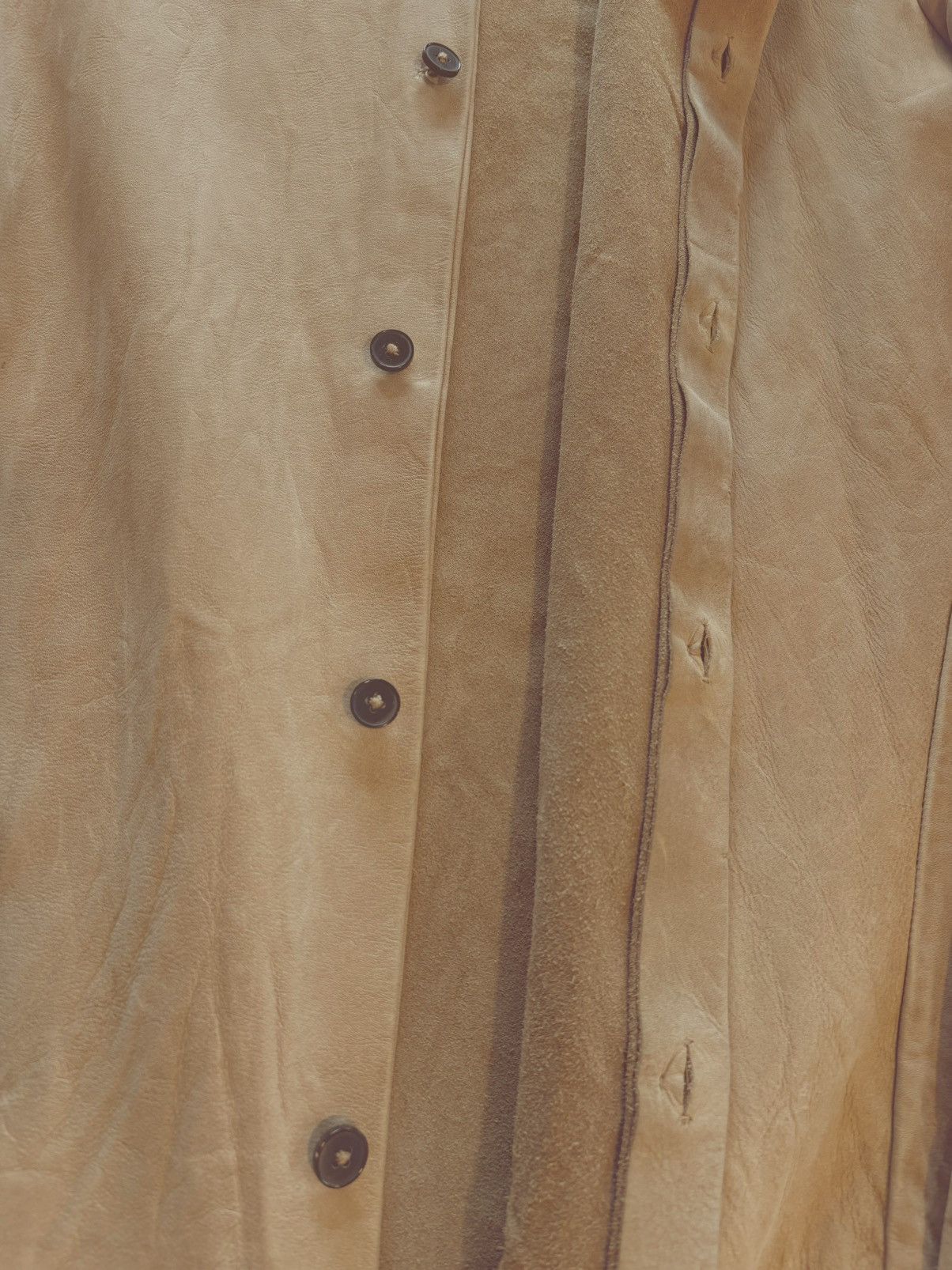 Ma+ Leather Long Shirt Size US S / EU 44-46 / 1 - 7 Thumbnail